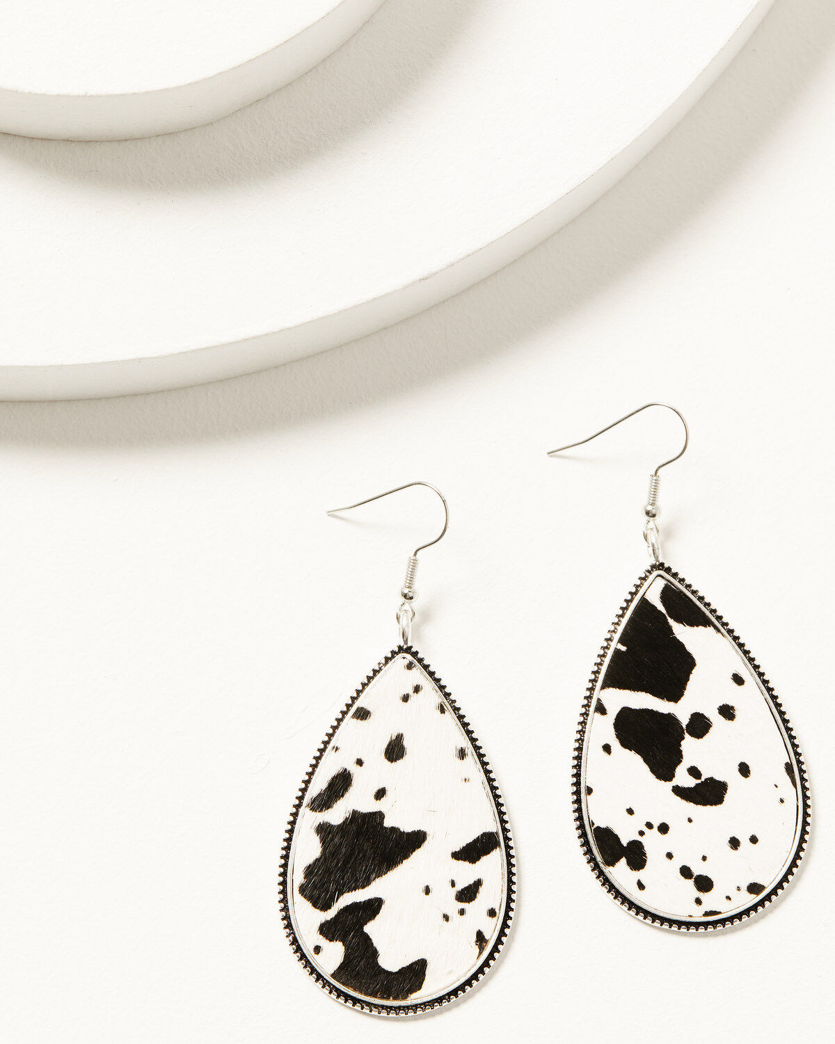 Shyanne Women's Teardrop Cow Hair-On Earrings