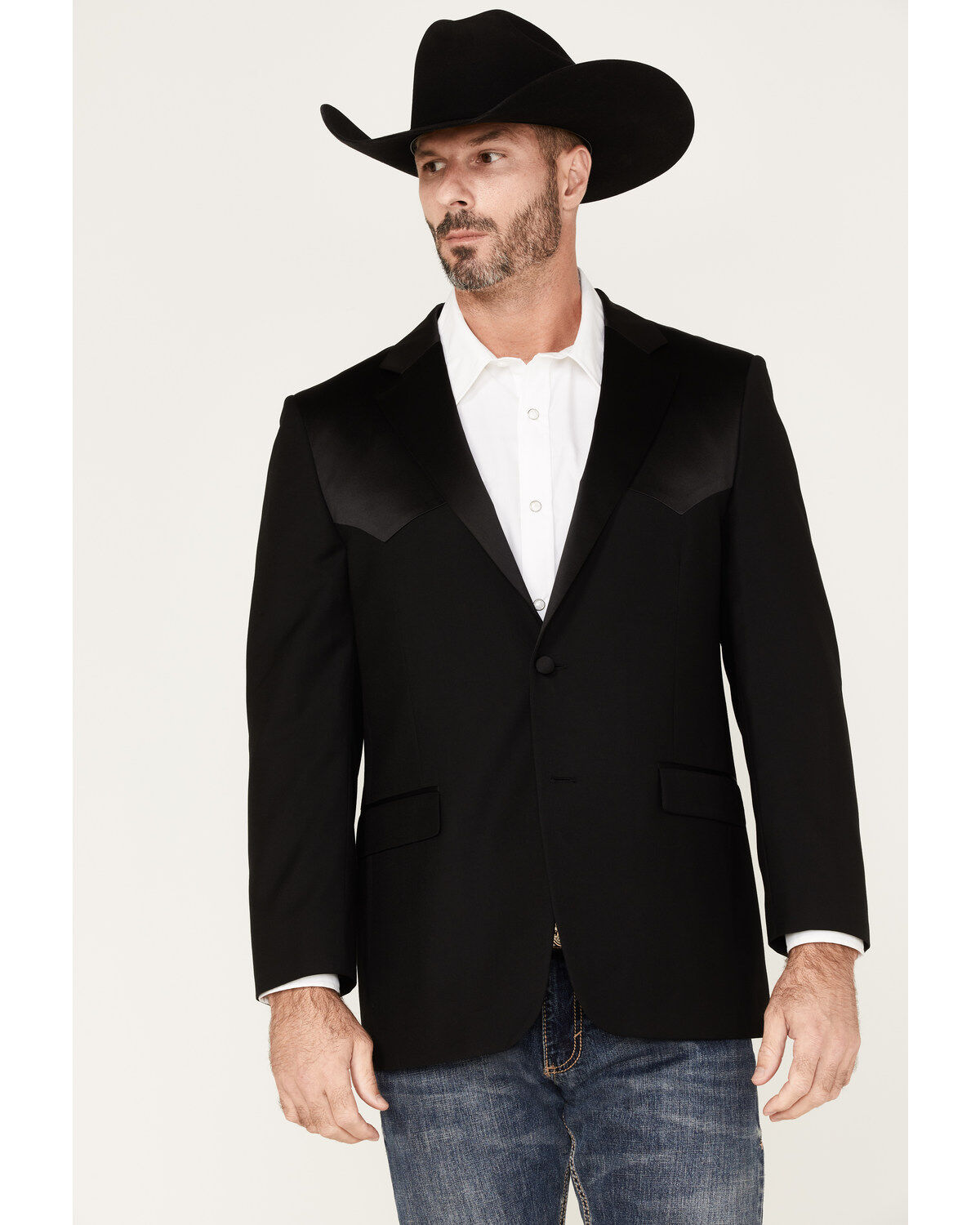Cody James Men's Yellowstone Western Tux Paisley Lined Sportcoat