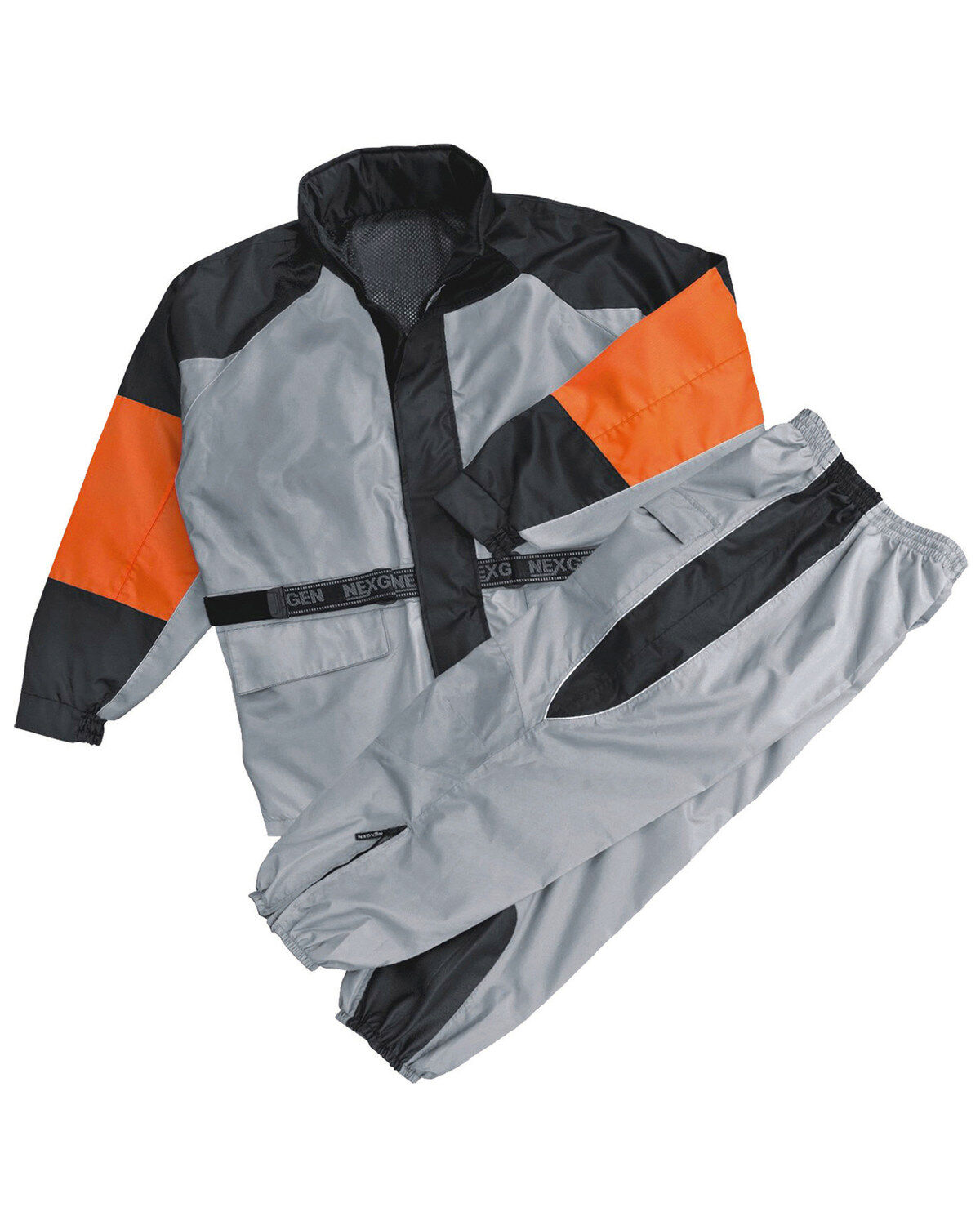 Milwaukee Leather Men's Waterproof Rain Suit with Reflective Piping - 3X