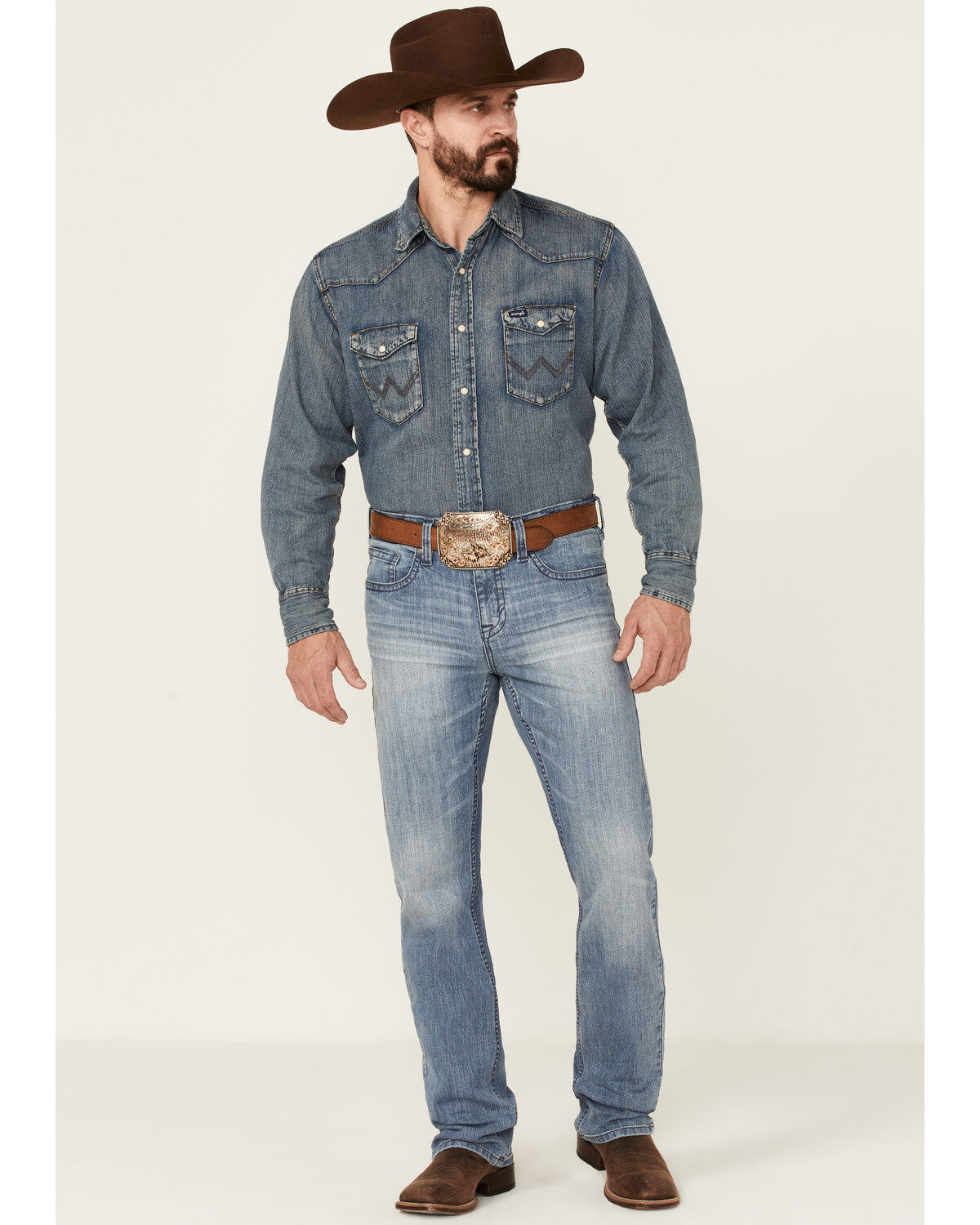 Cody James Men's Buckskin Wash Jackson Slim Straight Stretch Denim Jeans