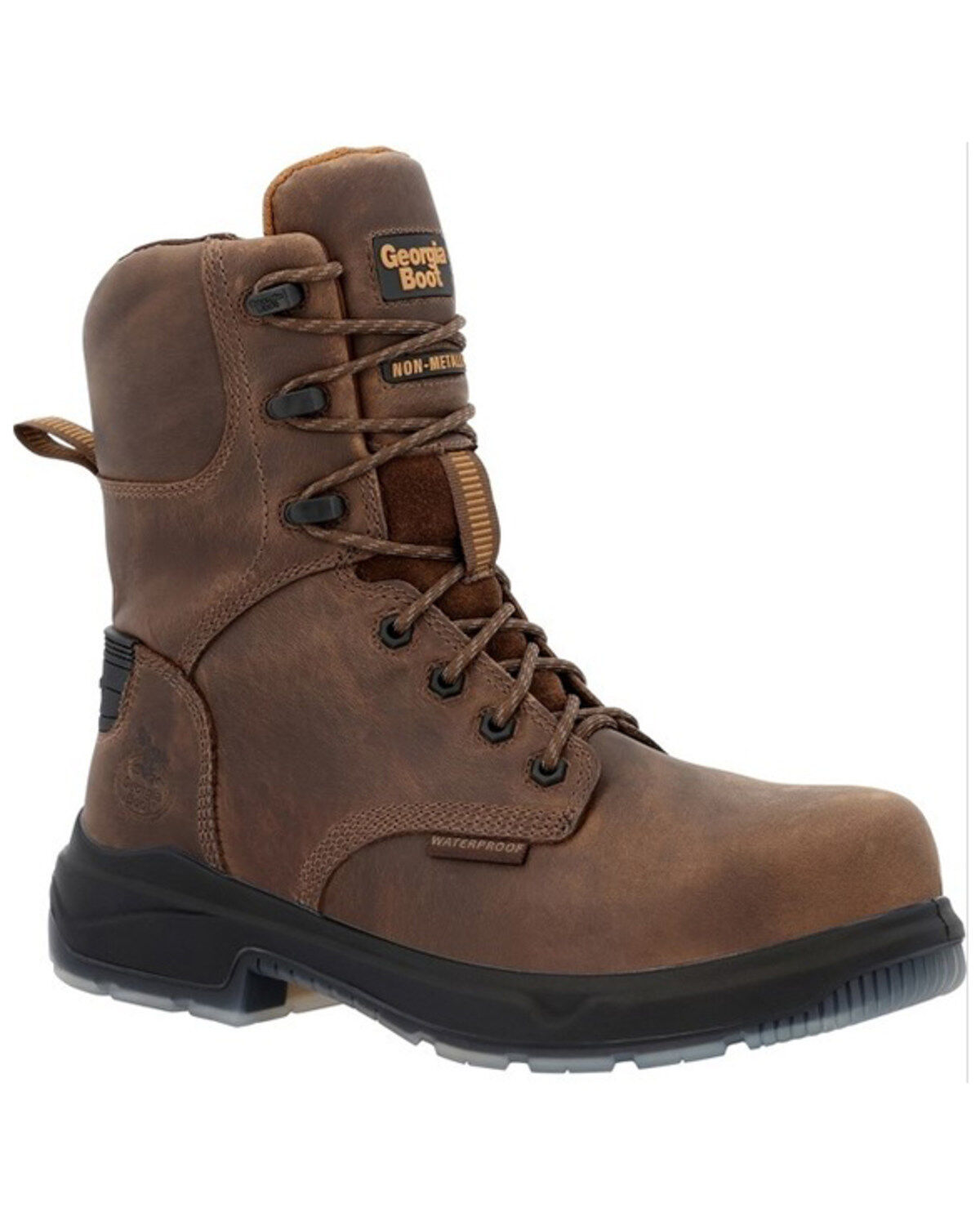 Georgia Boot Men's 8 Flxpoint Ultra Waterproof Work Boot - Composite Toe