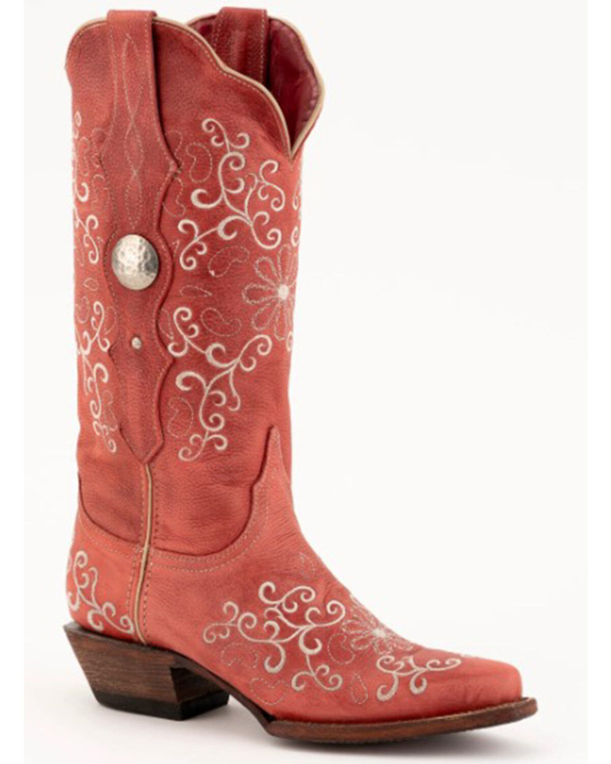 Ferrini Women's Bella Floral Embroidered Tall Western Boots - Snip Toe