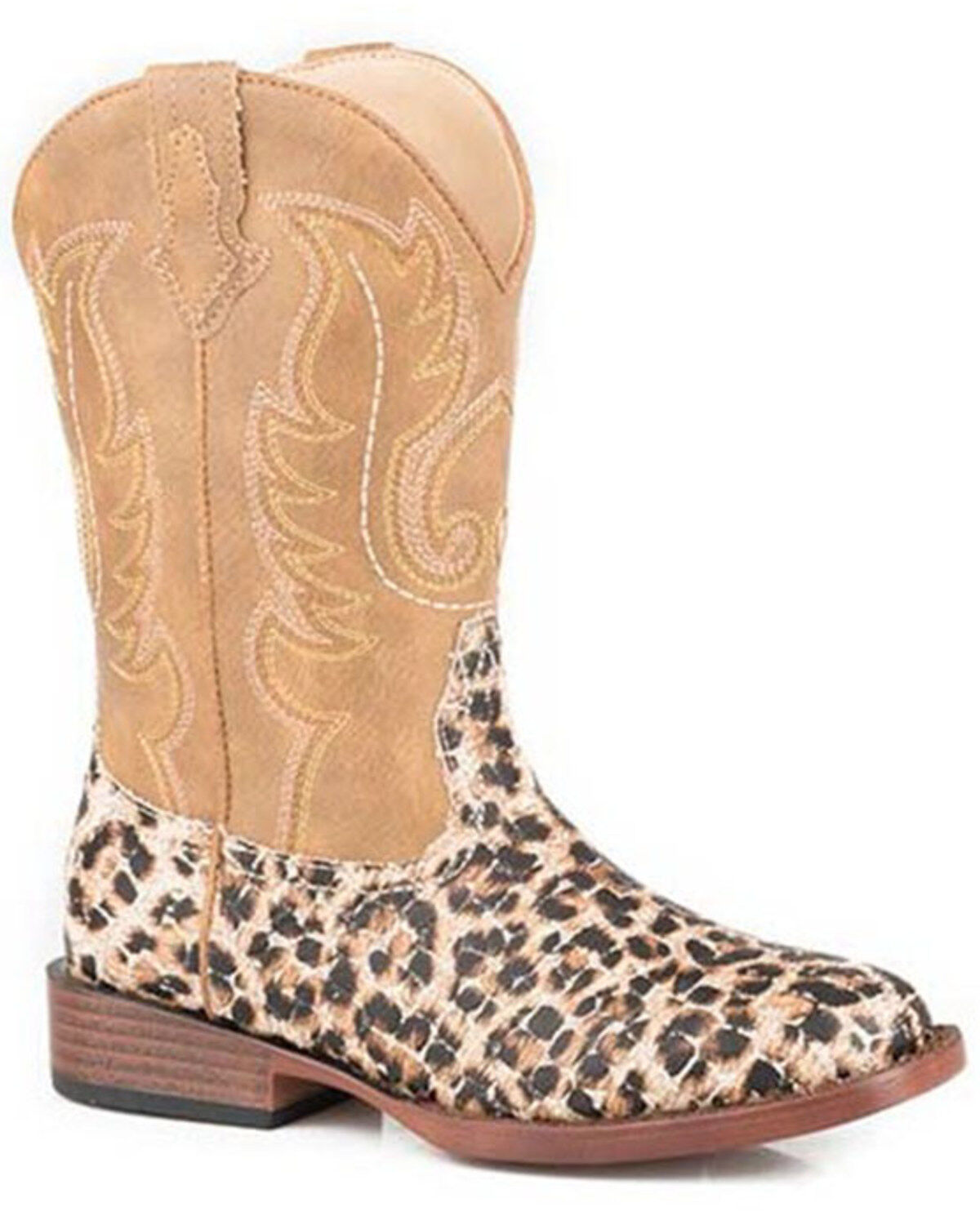Roper Girls' Glitter Leopard Faux Leather Western Boot - Square Toe 1 157623-roper-girls-glitter-leopard-faux-leather-western-boot-square-toe-1.jpg