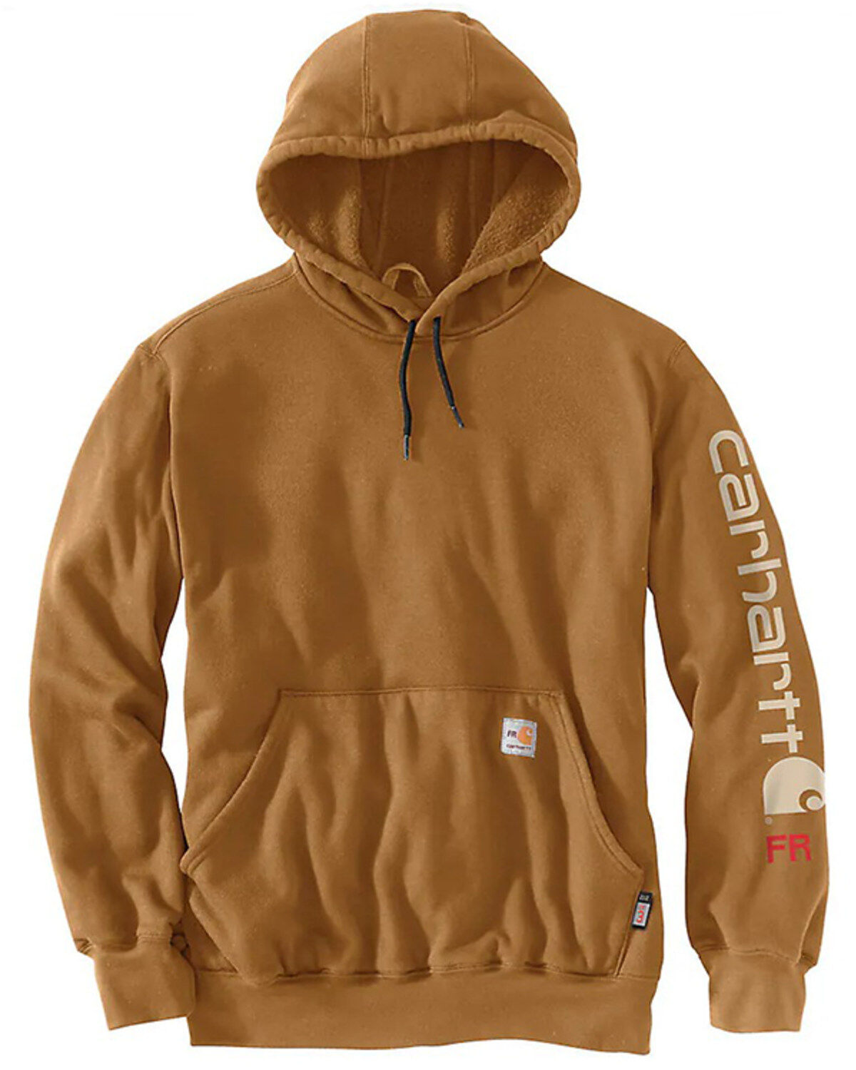 Carhartt Men's FR Force&reg; Loose Fit Midweight Hooded Logo Graphic Hooded Sweatshirt
