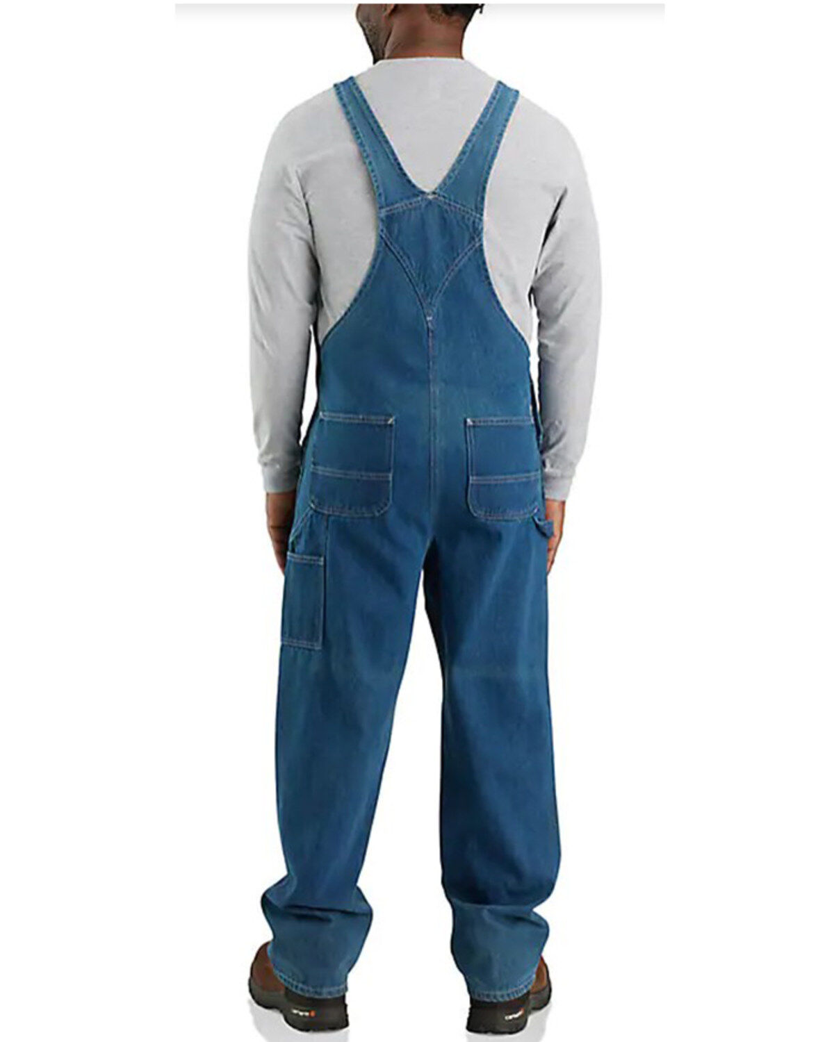 Carhartt Men's Darkstone Loose Fit Denim Bib Overalls