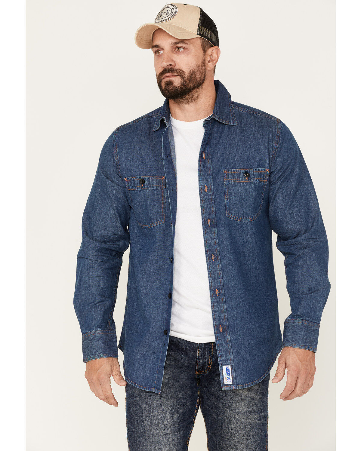Resistol Men's Aspen Denim Long Sleeve Button Down Shirt 1 161861-resistol-men-s-aspen-denim-long-sleeve-button-down-shirt-1.jpg