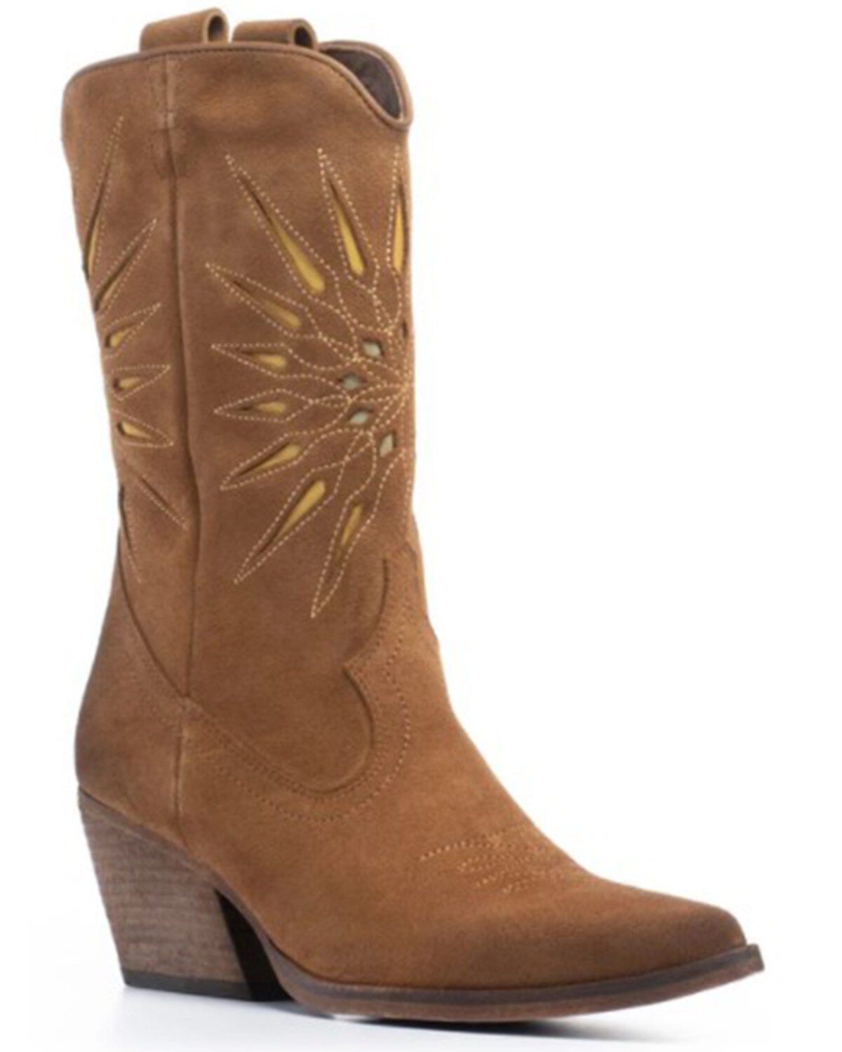 Golo Women's Contrasting Inlaid Sun Western Boots - Round Toe 1 162261-golo-women-s-contrasting-inlaid-sun-western-boots-round-toe-1.jpg
