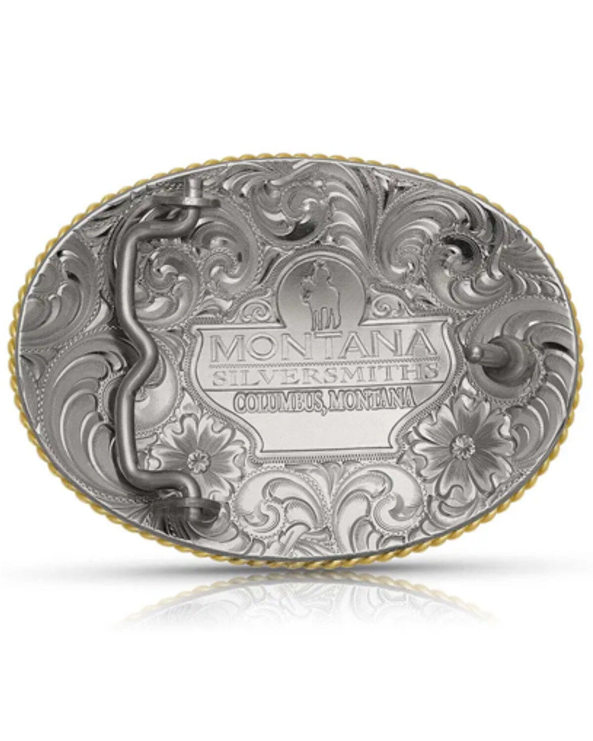 Montana Silversmiths Women's On The Banks With Ducks Belt Buckle