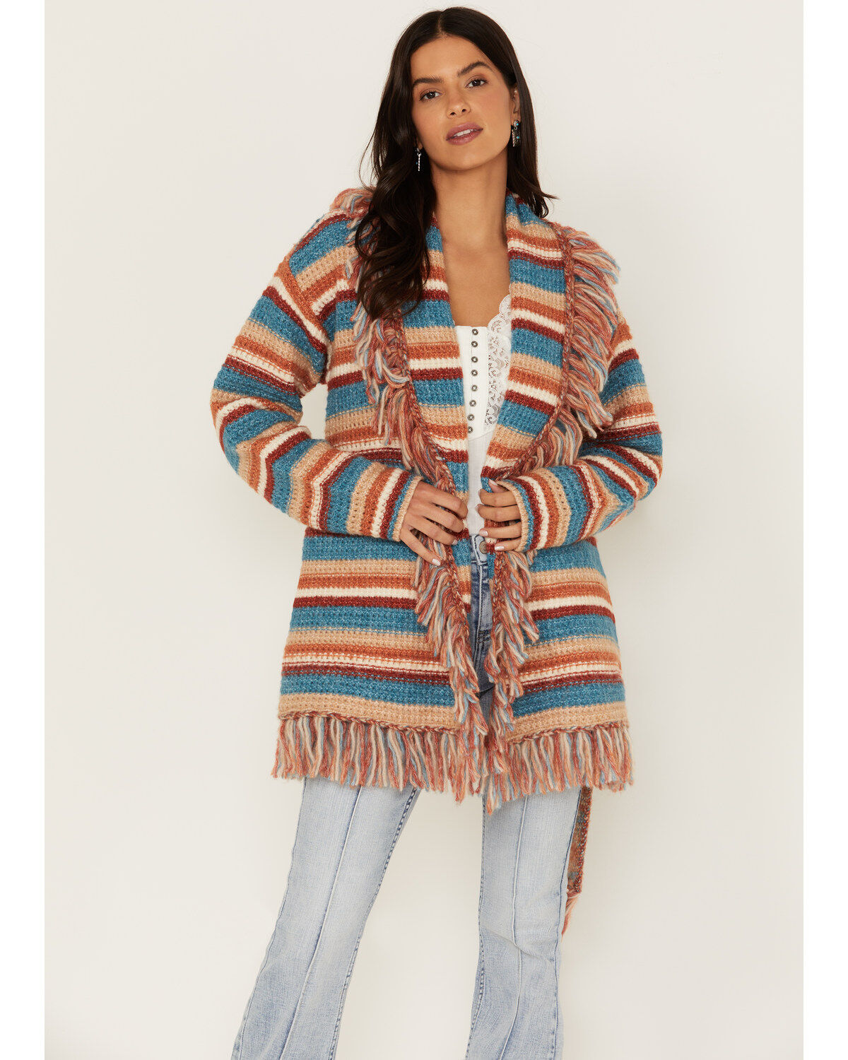 Idyllwind Women's Abilene Striped Fringe Cardigan 1 163890-idyllwind-women-s-abilene-striped-fringe-cardigan-1.jpg