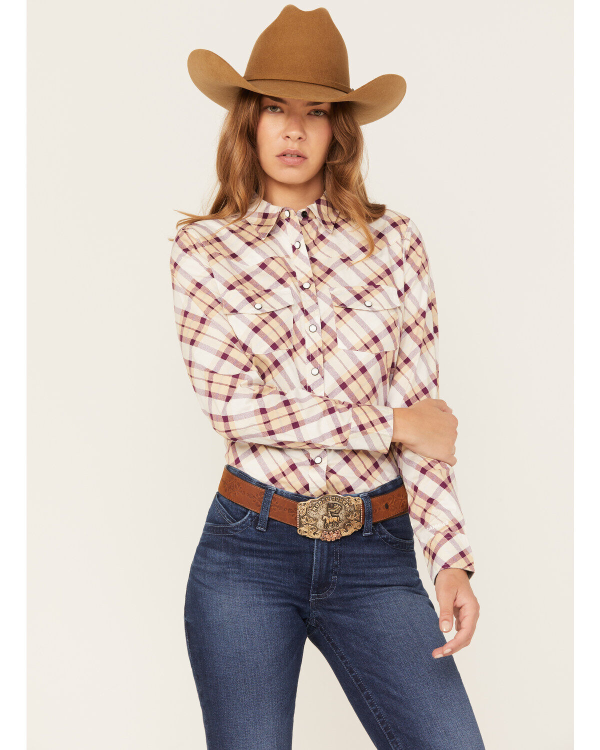 RANK 45&reg; Women's Long Sleeve Heritage Riding Shirt