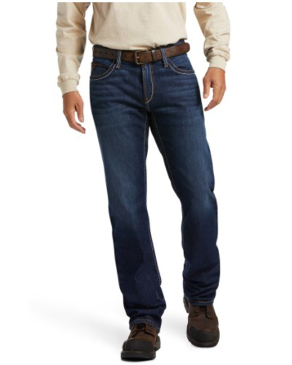 Ariat Men's FR M4 Stillwell Dark Wash Durastretch Relaxed Bootcut Work Jeans - Big 1 165889-ariat-men-s-fr-m4-stillwell-dark-wash-durastretch-relaxed-bootcut-work-jeans-big-1.jpg