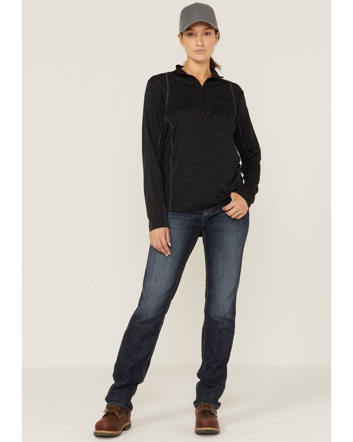Ariat Women's Rebar Revolt 1/2 Zip Work Pullover
