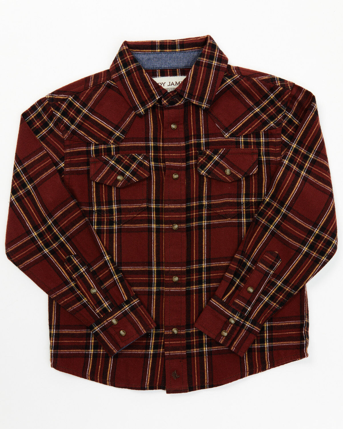Cody James Boys' Plaid Print Long Sleeve Flannel Snap Shirt - Toddler 1 167631-cody-james-boys-plaid-print-long-sleeve-flannel-snap-shirt-toddler-1.jpg
