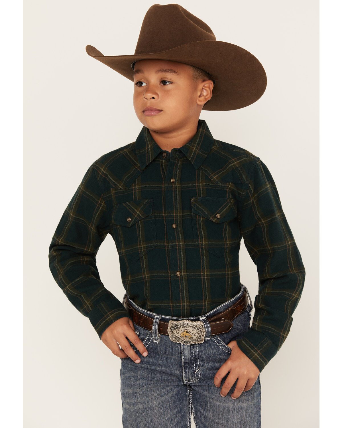 Cody James Boys' Plaid Print Long Sleeve Snap Western Flannel Shirt 1 167709-cody-james-boys-plaid-print-long-sleeve-snap-western-flannel-shirt-1.jpg
