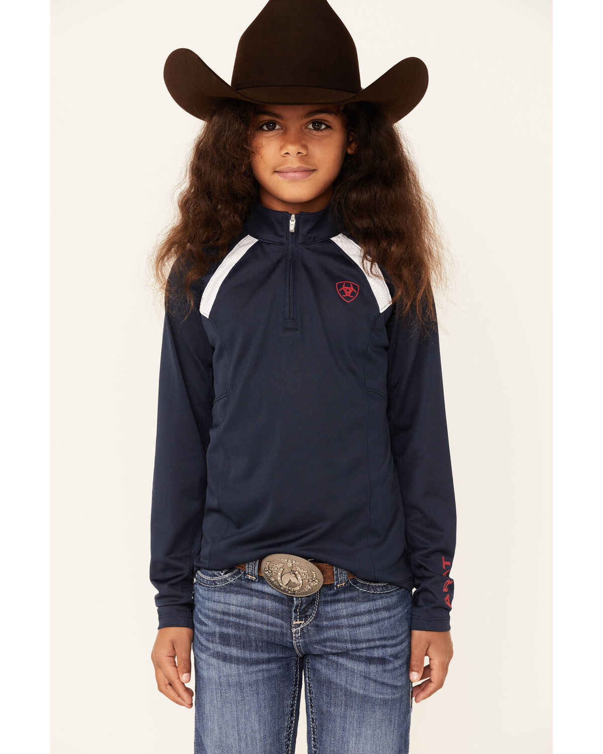 Ariat Girls' Team Solid Sunstopper 2.0 1/4 Zip Baselayer 1 168428-ariat-girls-team-solid-sunstopper-2-0-1-4-zip-baselayer-1.jpg