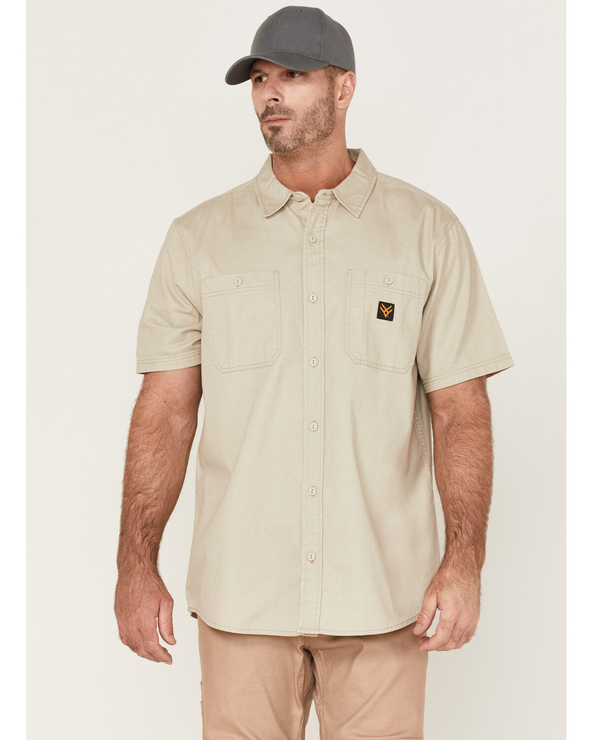 Hawx Men's Twill Short Sleeve Button-Down Work Shirt 1 169857-hawx-men-s-twill-short-sleeve-button-down-work-shirt-1.jpg