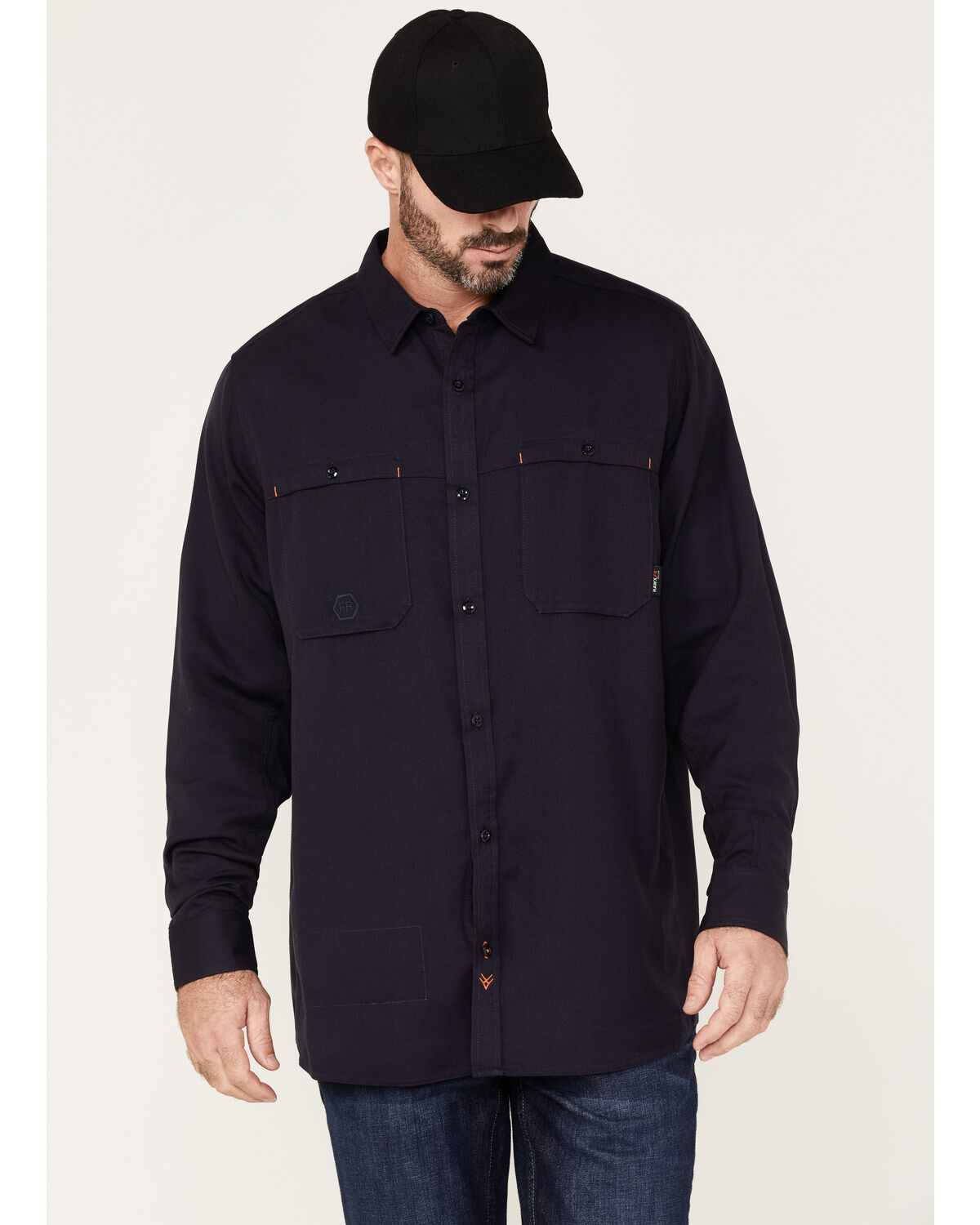 Hawx Men's FR Vented Solid Long Sleeve Button-Down Work Shirt 1 170112-hawx-men-s-fr-vented-solid-long-sleeve-button-down-work-shirt-1.jpg