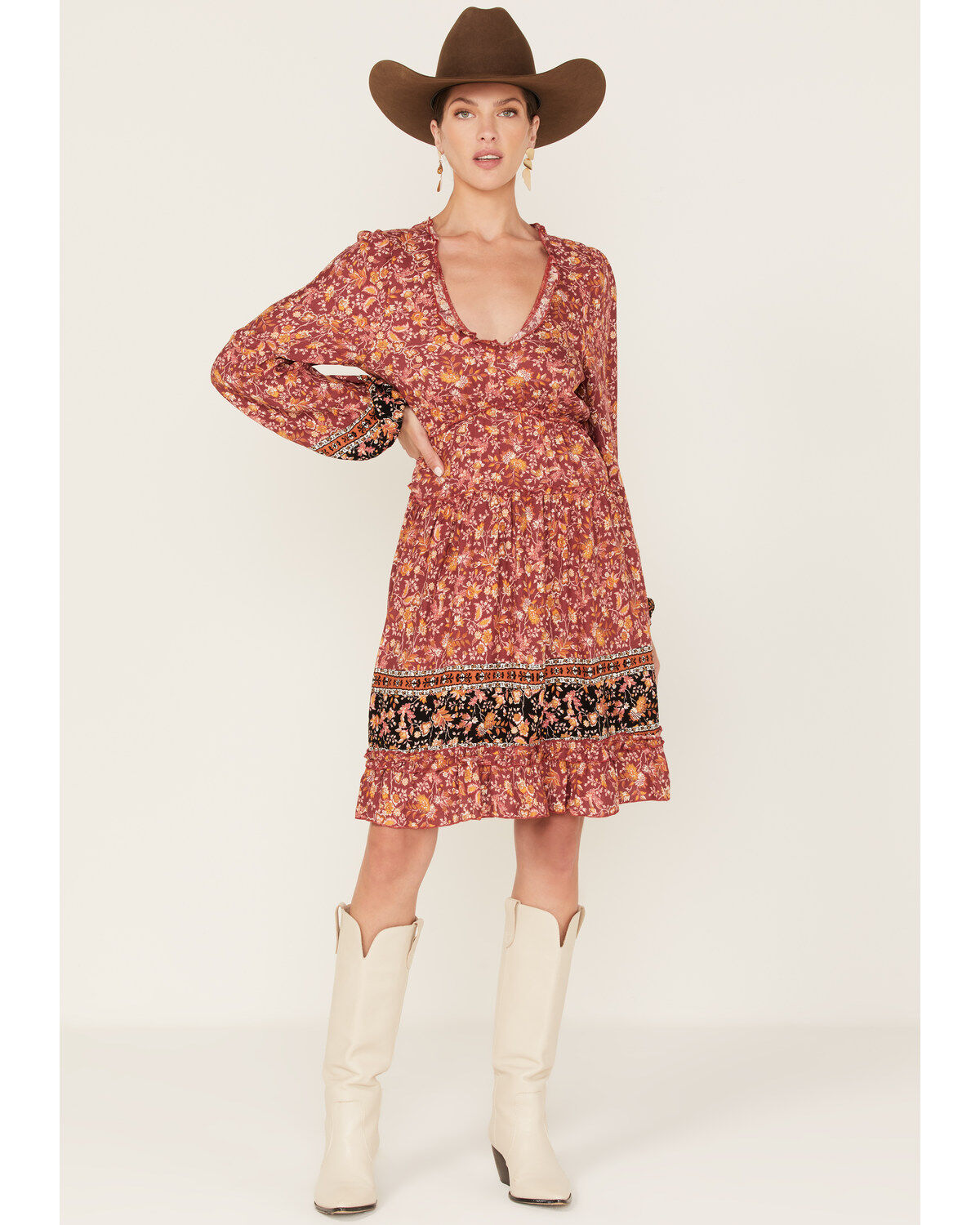 Wild Moss Women's Floral Print Long Sleeve Mini Dress 1 170132-wild-moss-women-s-floral-print-long-sleeve-mini-dress-1.jpg