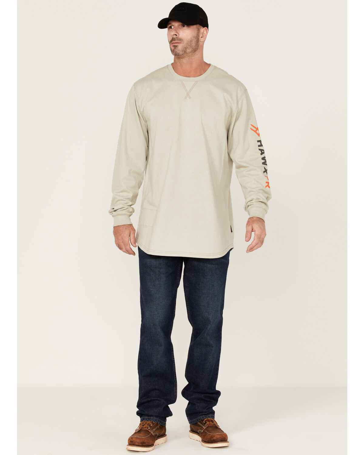 Hawx Men's FR Logo Sleeve Work Shirt