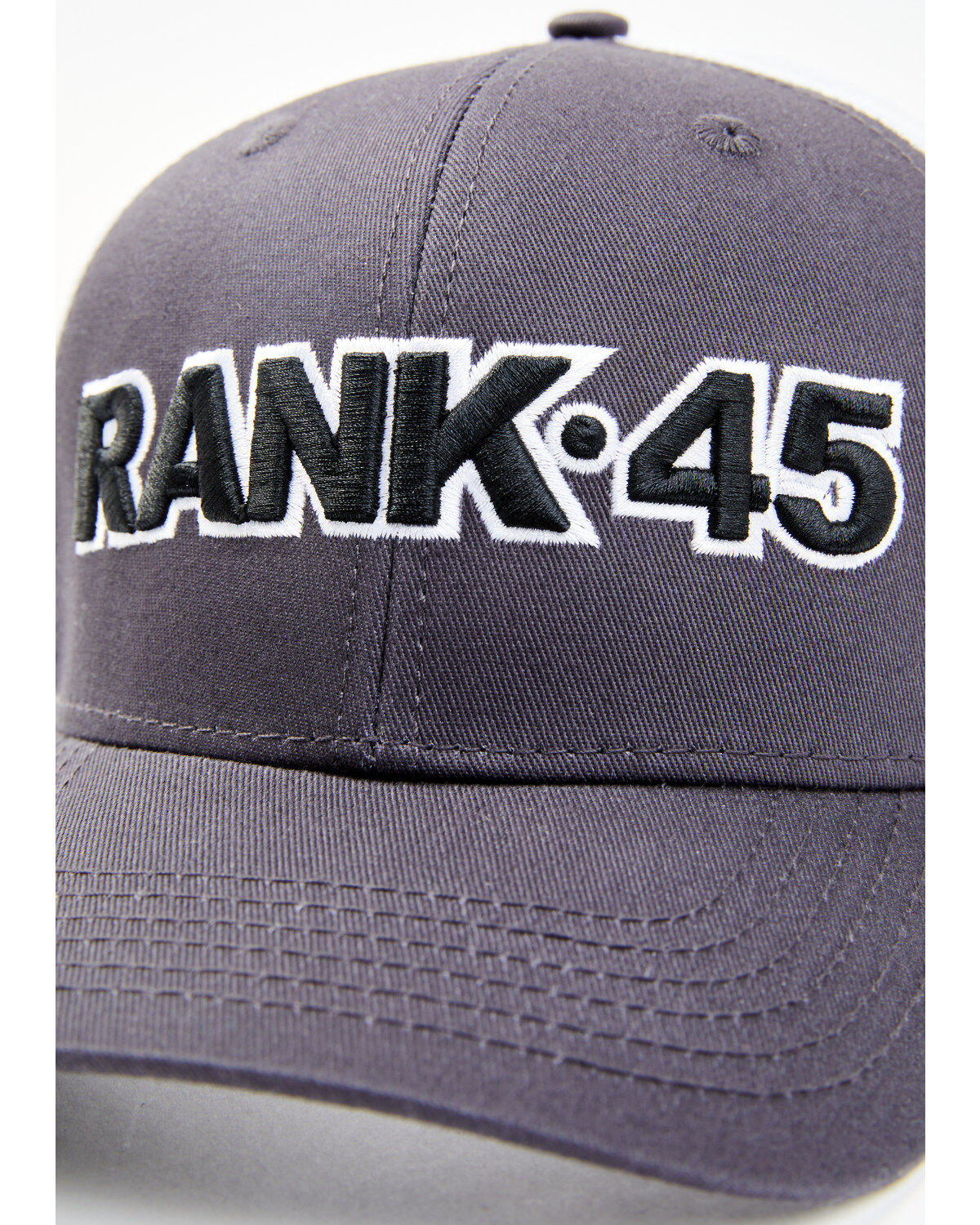 RANK 45&reg; Men's Embroidered Logo Mesh-Back Ball Cap