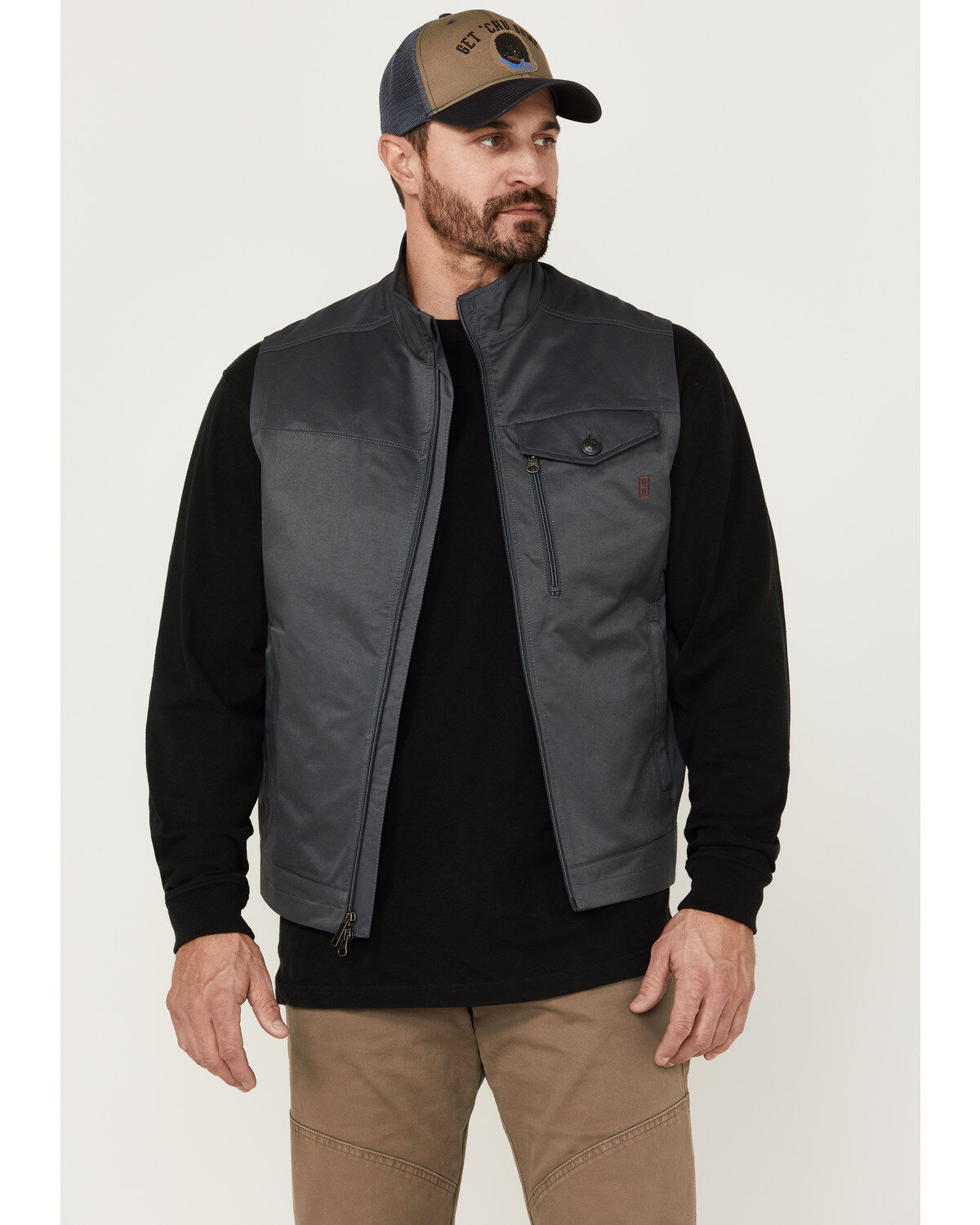 Brothers and Sons Men's Solid Baby Twill CC Zip-Front Vest 1 173299-brothers-and-sons-men-s-solid-baby-twill-cc-zip-front-vest-1.jpg