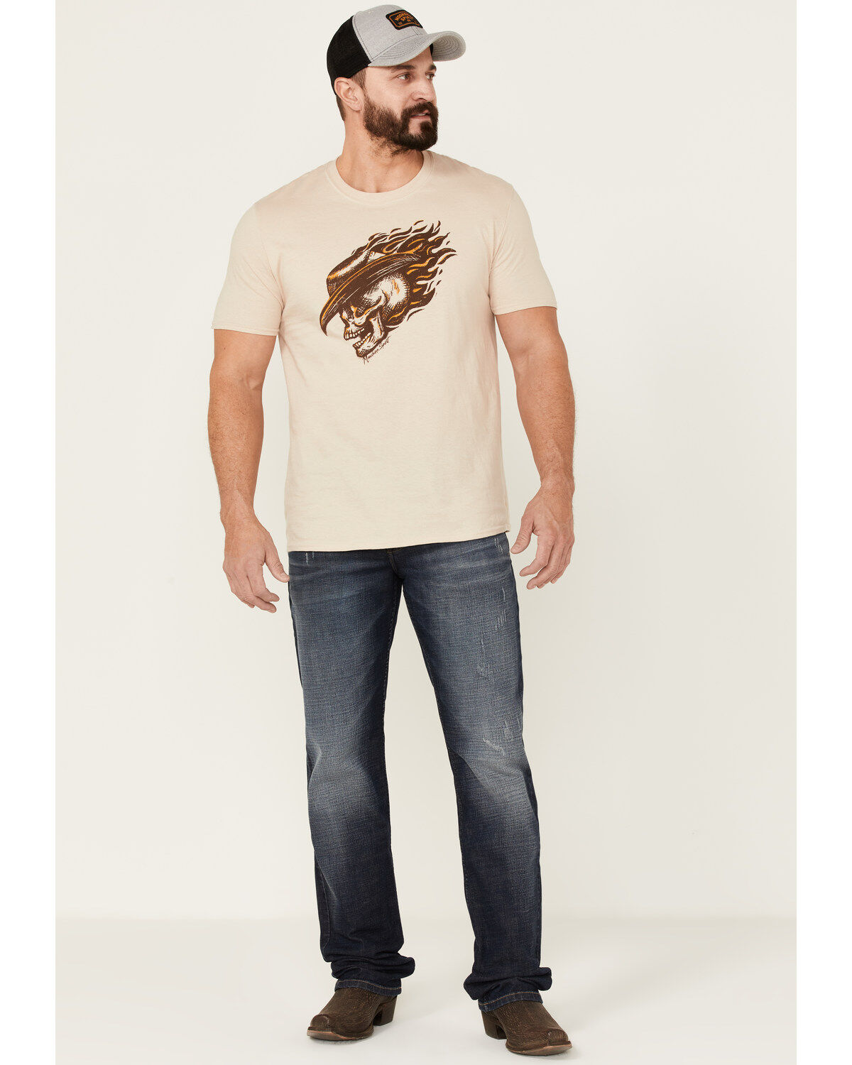 Moonshine Spirit Men's Wheelhouse Wash Decker Slim Straight Stretch Denim Jeans