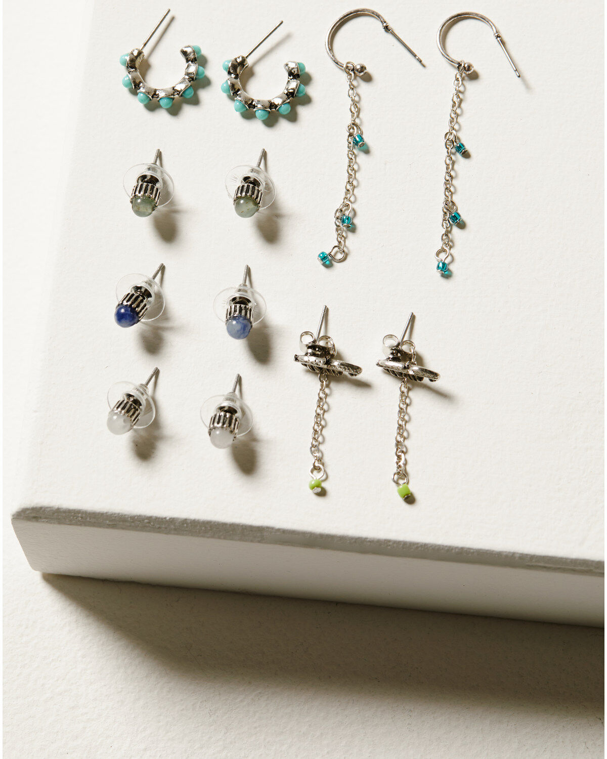 Shyanne Women's 6-Piece Turquoise Mini Hoops & Studs Earrings Set 1 174340-shyanne-women-s-6-piece-turquoise-mini-hoops-amp-studs-earrings-set-1.jpg