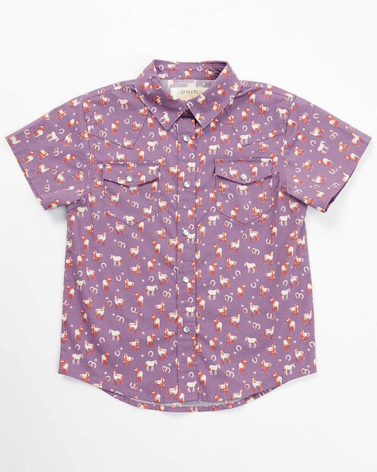 Shyanne Toddler Girls' Printed Short Sleeve Snap Western Stretch Shirt 1 174728-shyanne-toddler-girls-printed-short-sleeve-snap-western-stretch-shirt-1.jpg