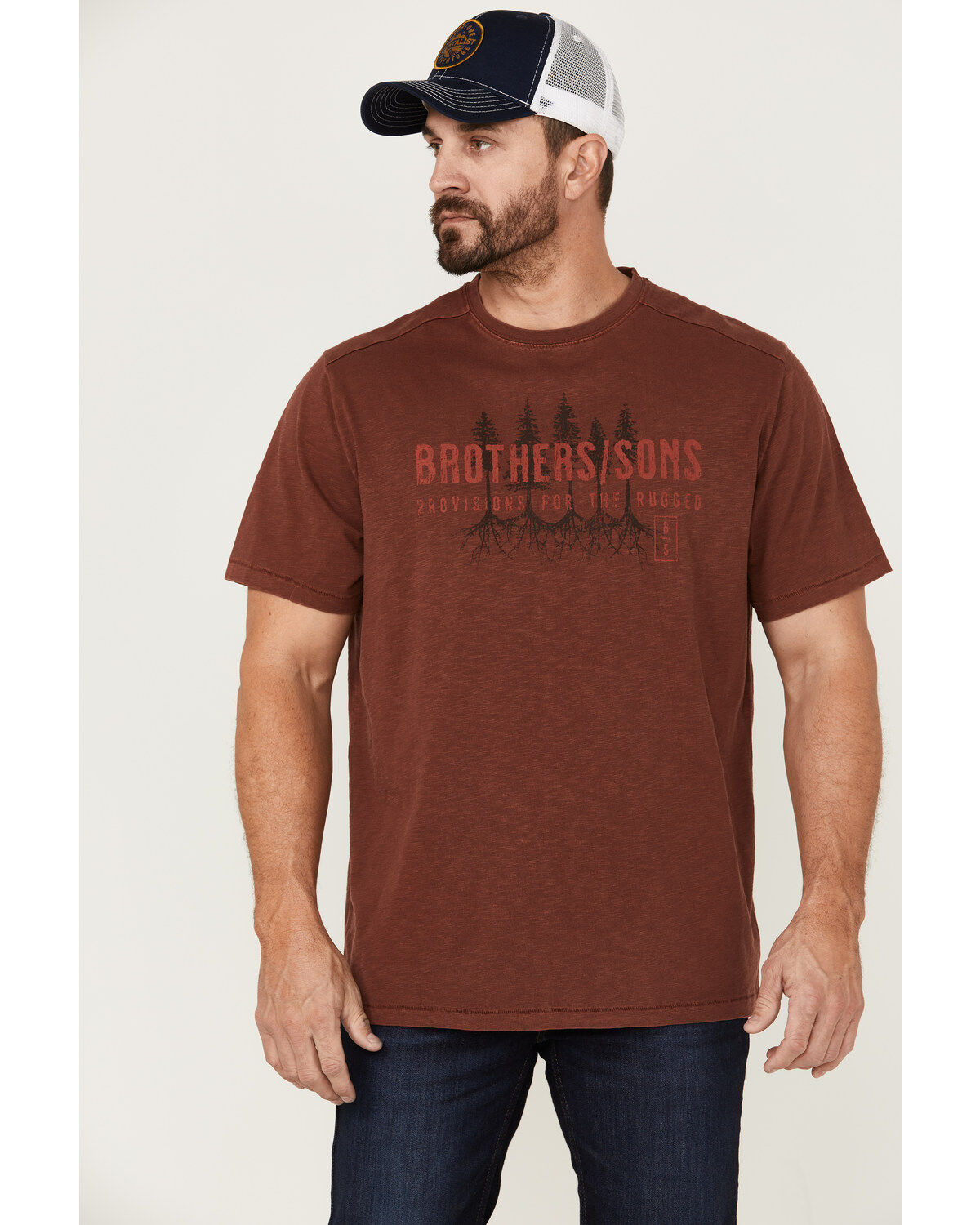 Brothers and Sons Men's Badlands Treeline Graphic T-Shirt 1 174999-brothers-and-sons-men-s-badlands-treeline-graphic-t-shirt-1.jpg