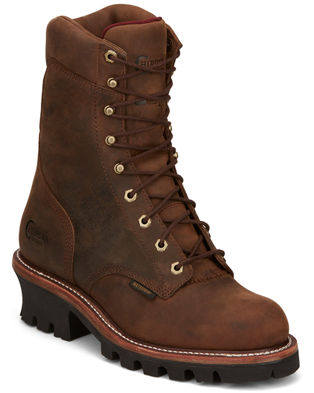 Chippewa Men's 9 Waterproof Insulated Logger Work Boots - Steel Toe