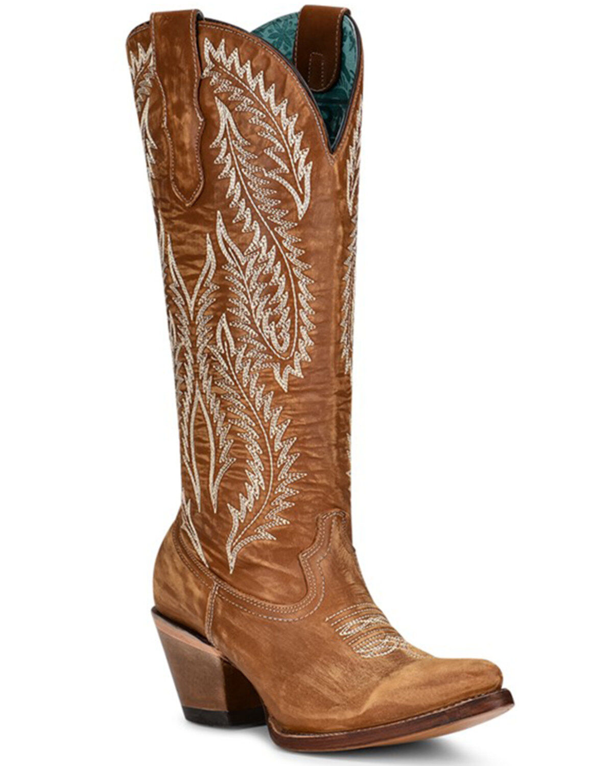 Corral Women's Golden Embroidery Western Boots - Snip Toe 1 180223-corral-women-s-golden-embroidery-western-boots-snip-toe-1.jpg