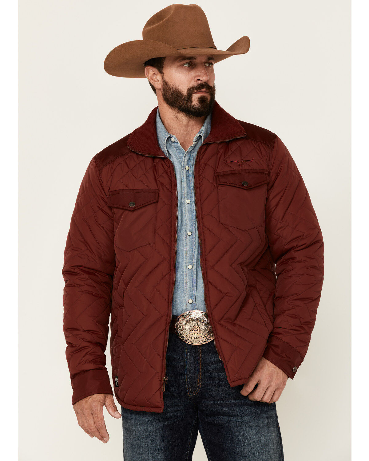 Kimes Ranch Men's Boot Barn Exclusive Solid Skink Zip-Front Quilted Jacket