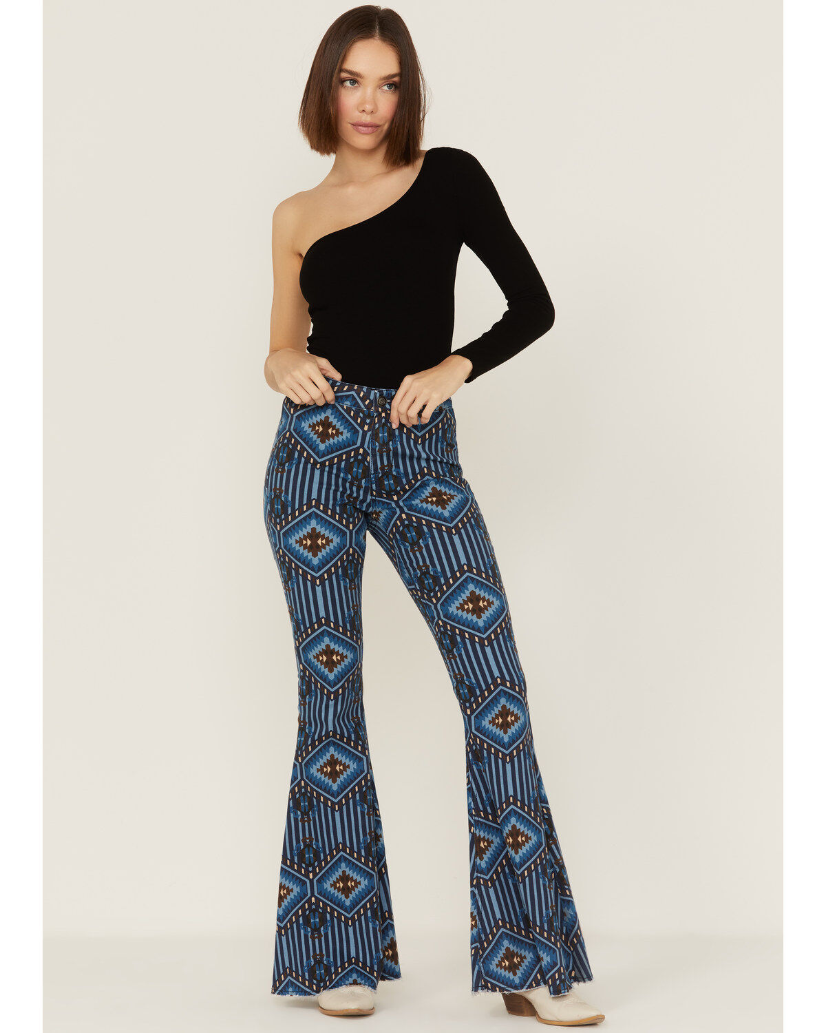 Rock & Roll Denim Women's Southwestern Stripe Flare Jeans 1 182317-rock-amp-roll-denim-women-s-southwestern-stripe-flare-jeans-1.jpg