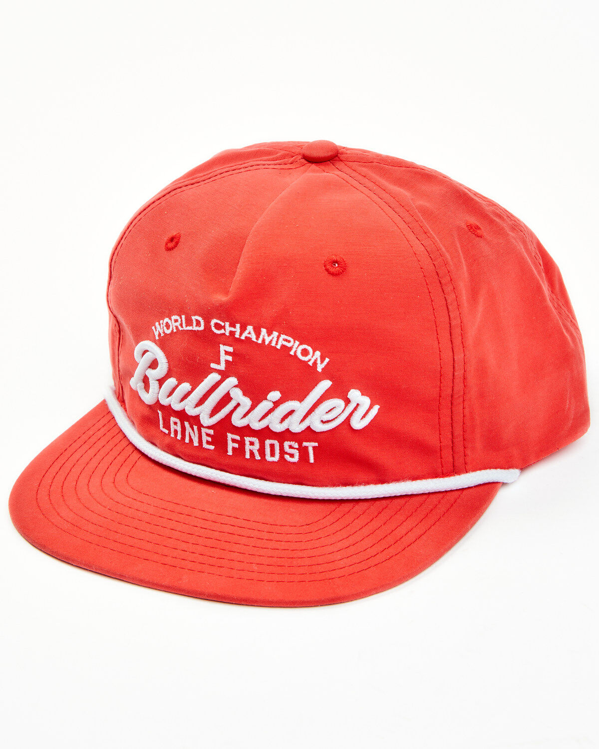 Lane Front Men's Bullriders Retro Logo Rope Solid-Back Ball Cap