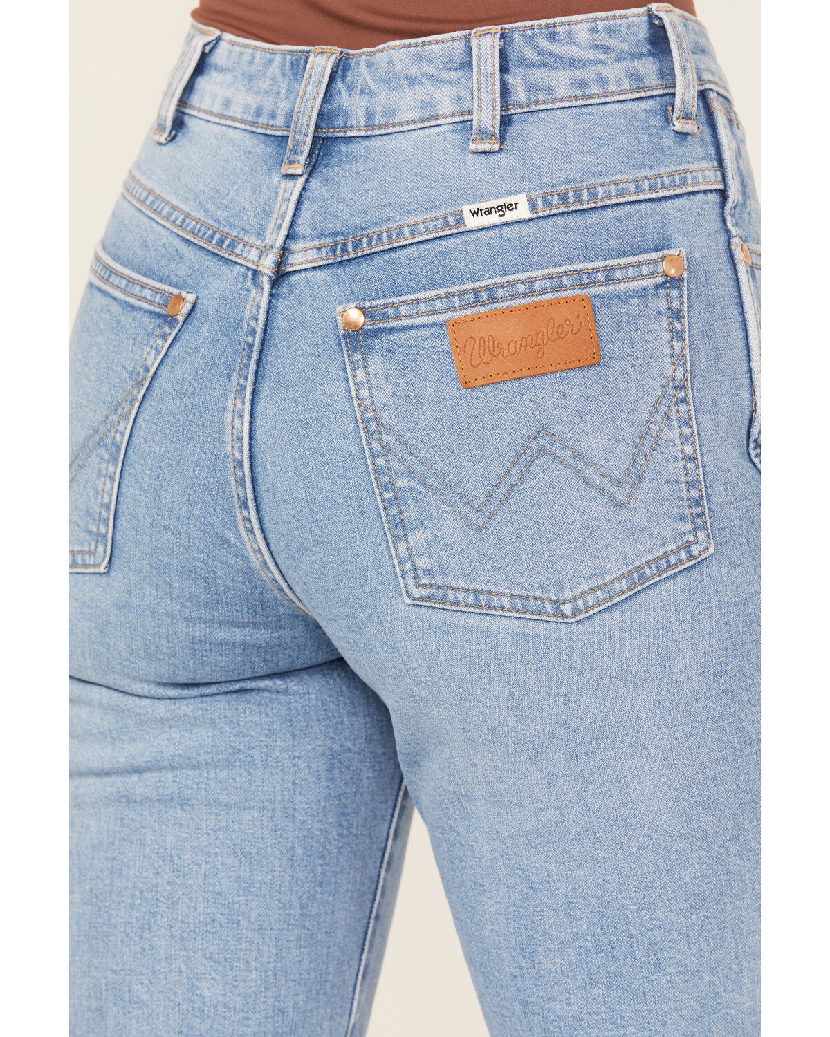 Wrangler Women's Light Wash High Rise Westward Zelda Bootcut Denim Jeans