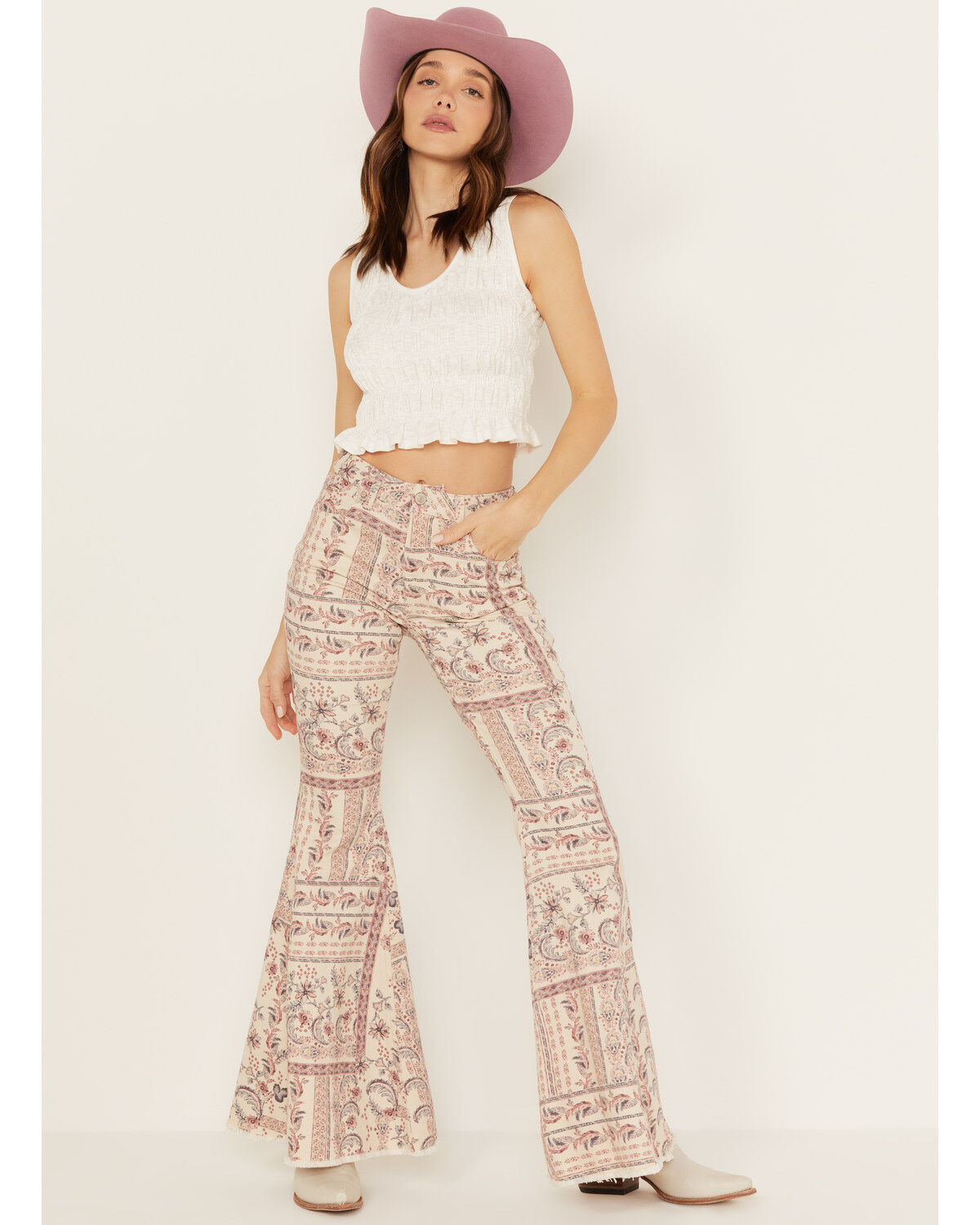 Shyanne Women's High Rise Paisley Americana Print Flare Jeans 1 185961-shyanne-women-s-high-rise-paisley-americana-print-flare-jeans-1.jpg