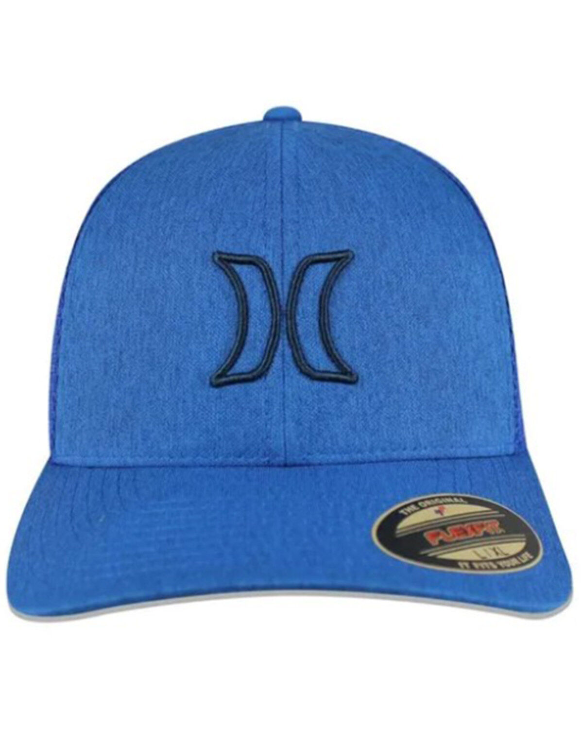 Hurley Men's Black Port Icon Logo Flexfit&reg; Ball Cap