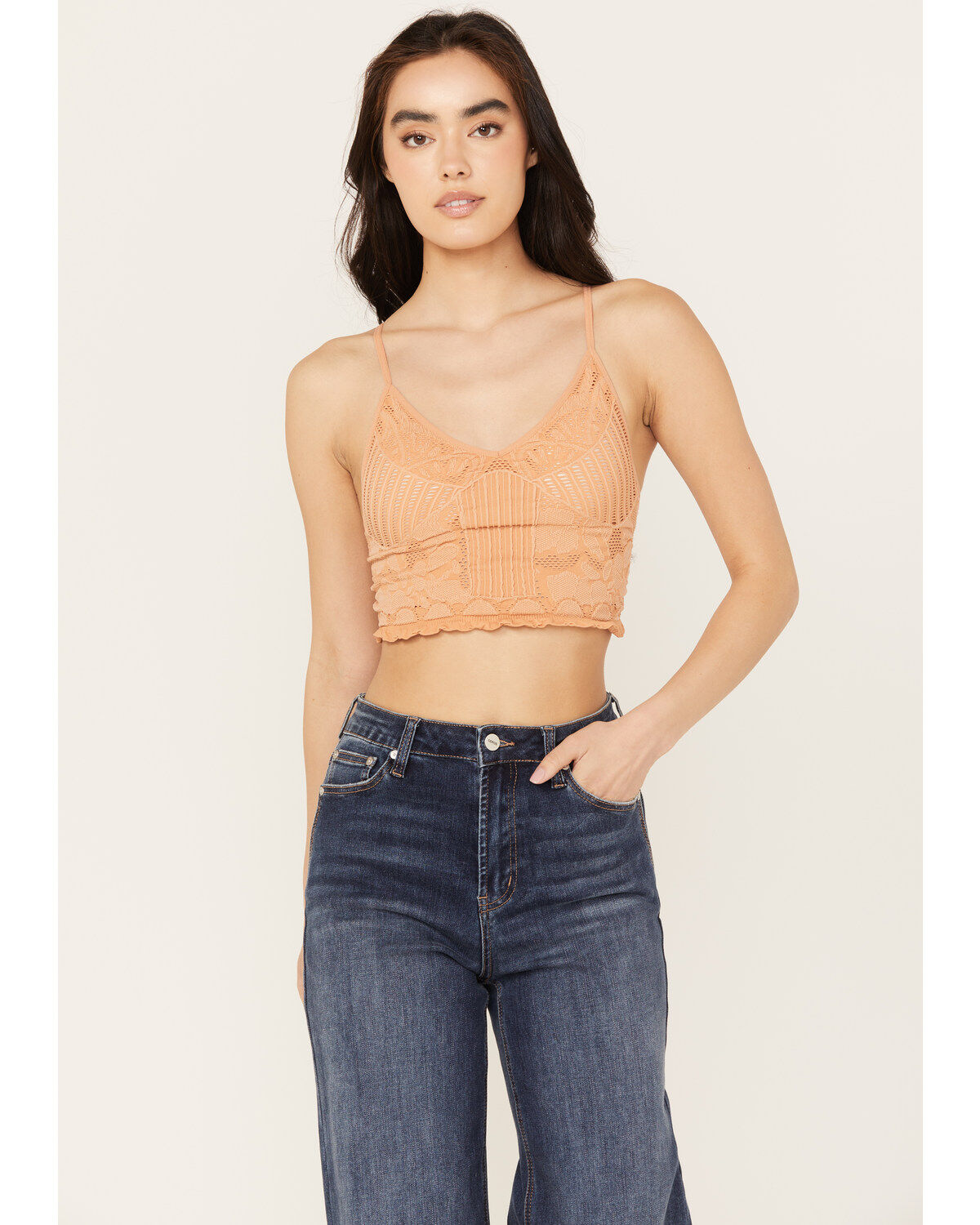 Fornia Women's Floral Lace Bralette