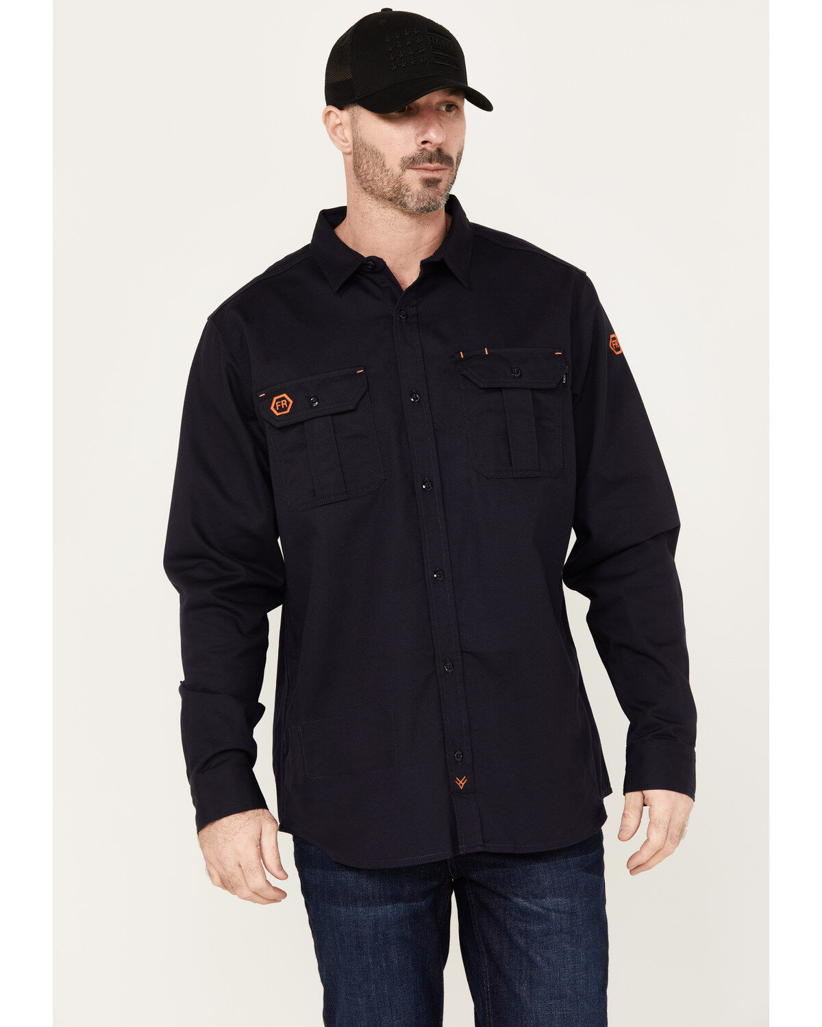 Hawx Men's FR Solid Long Sleeve Button-Down Woven Work Shirt - Big & Tall 1 190063-hawx-men-s-fr-solid-long-sleeve-button-down-woven-work-shirt-big-amp-tall-1.jpg