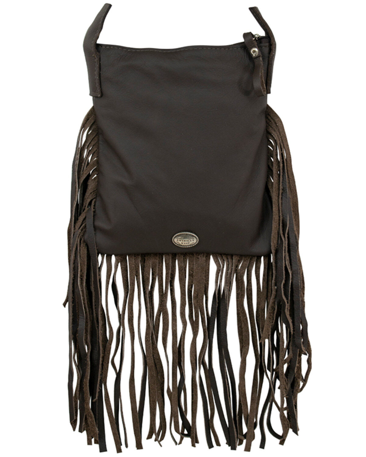 American West Women's Brindle-Hair On Fringe Handbag