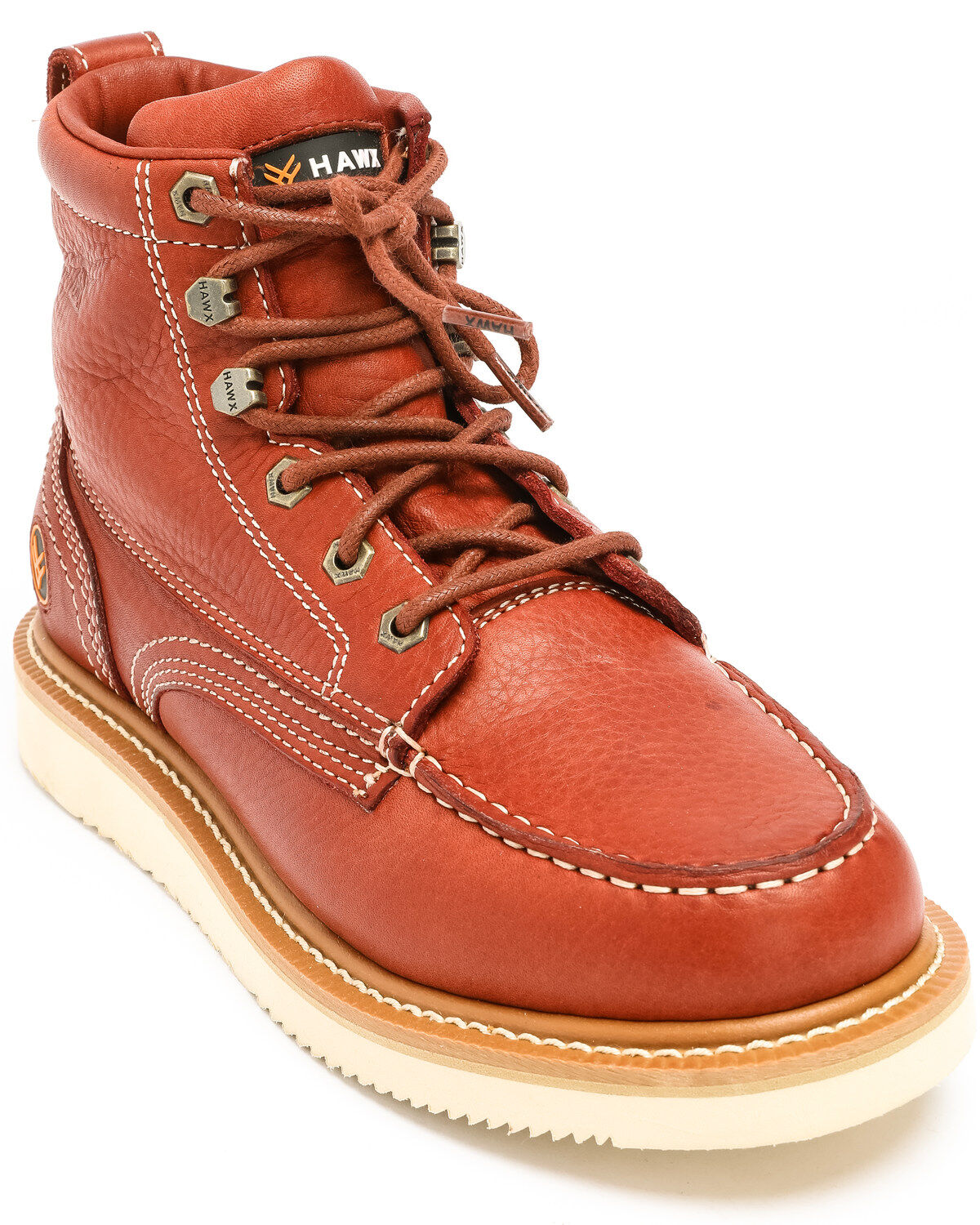 Hawx Men's 6 Grade Work Boots - Moc Toe