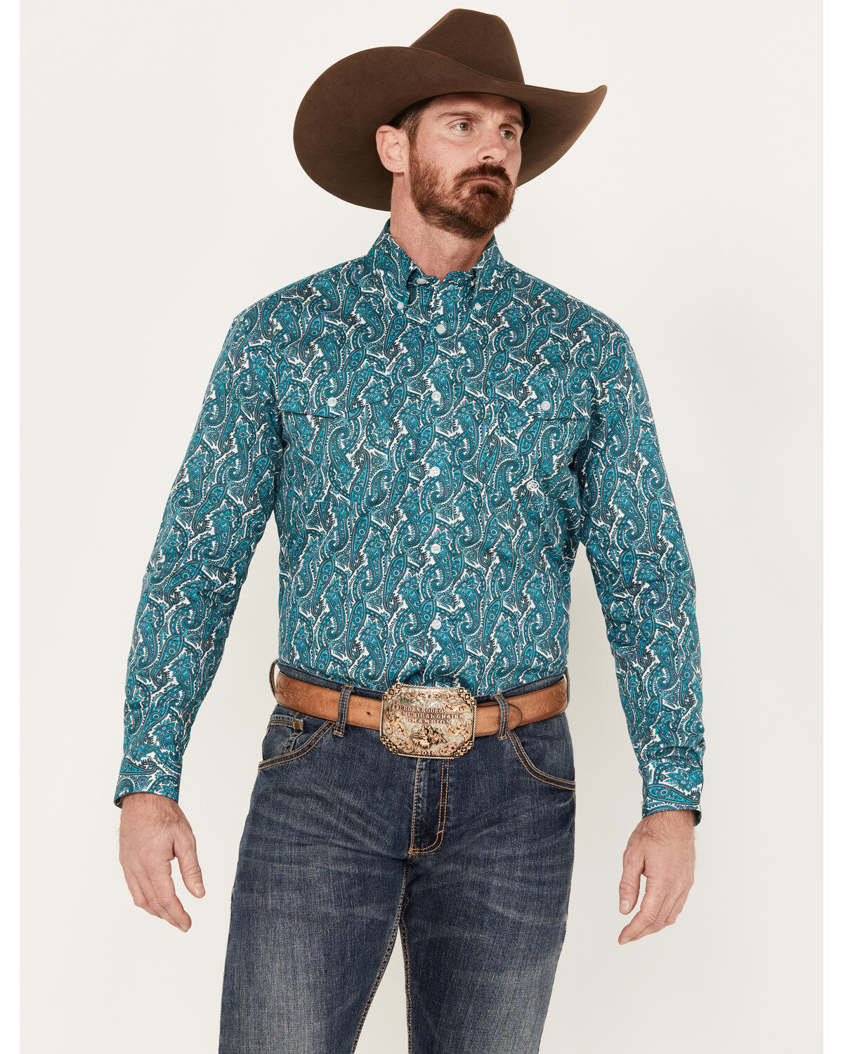 Roper Men's Amarillo Paisley Print Long Sleeve Button-Down Western Shirt 1 195387-roper-men-s-amarillo-paisley-print-long-sleeve-button-down-western-shirt-1.jpg