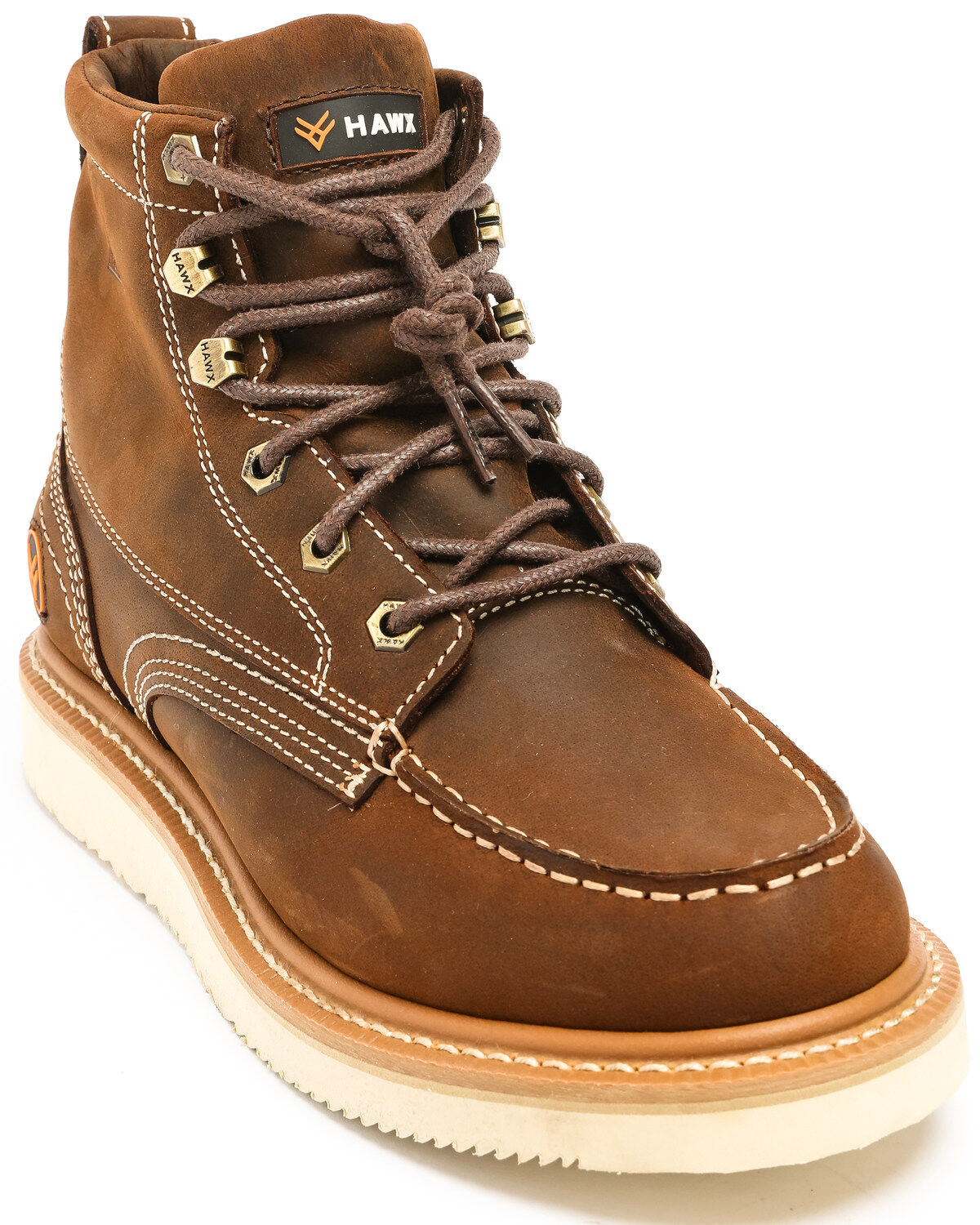 Hawx Men's 6 Grade Work Boots - Moc Toe