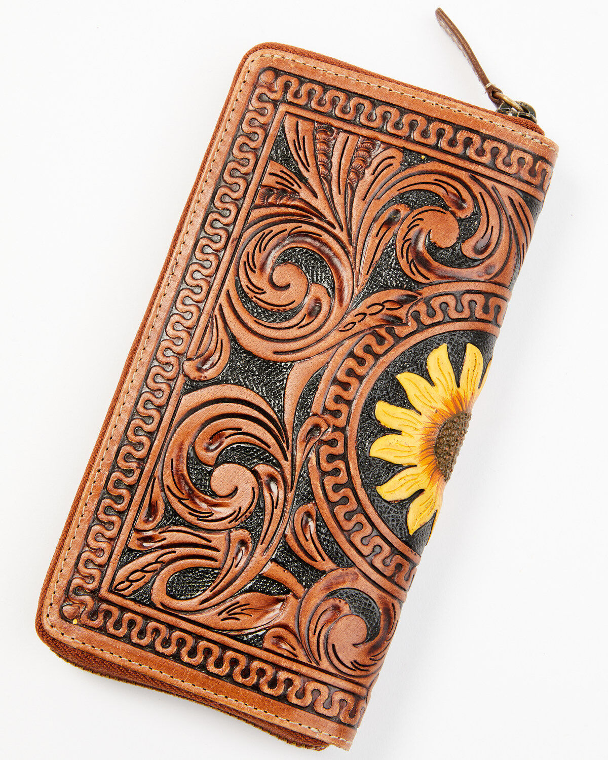 Shyanne Women's Sunflower Tooled Leather Wallet 1 195809-shyanne-women-s-sunflower-tooled-leather-wallet-1.jpg
