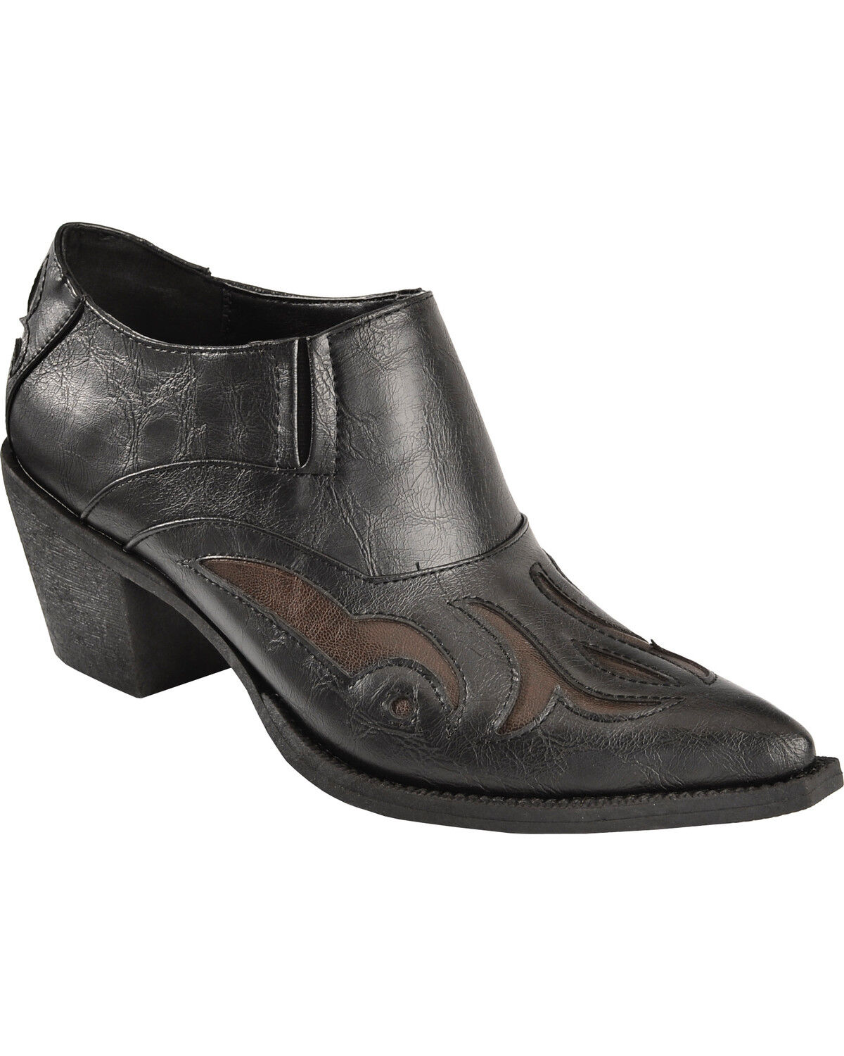 Roper Women's Inlay Ankle Boots - Snip Toe 1 19592-roper-women-s-inlay-ankle-boots-snip-toe-1.jpg