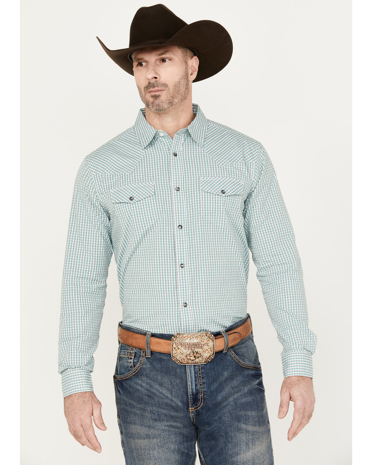 Gibson Trading Co. Men's Grand Stand Plaid Print Long Sleeve Western Snap Shirt 1 197977-gibson-trading-co-men-s-grand-stand-plaid-print-long-sleeve-western-snap-shirt-1.jpg
