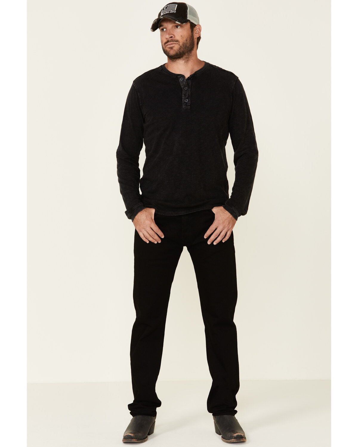 Levi's Men's 501 Black Original Fit Stretch Straight Jeans