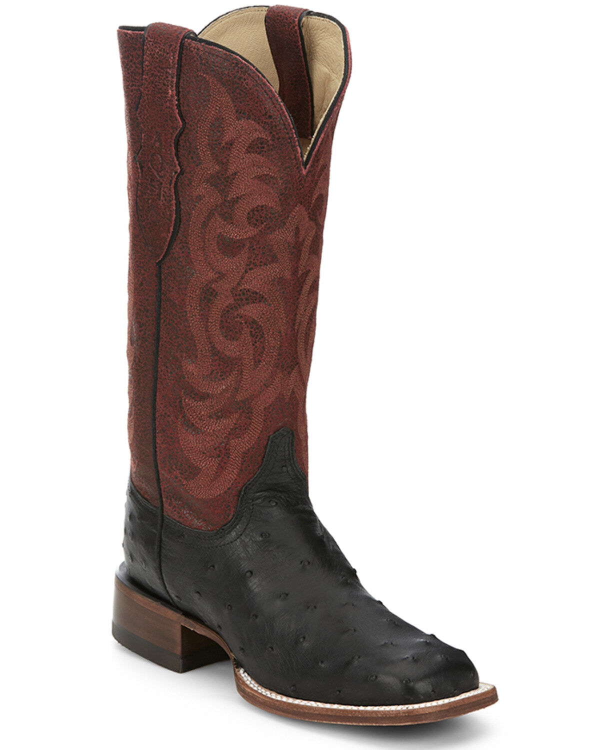 Justin Women's Exotic Full Quill Ostrich Western Boots - Broad Square Toe 1 198495-justin-women-s-exotic-full-quill-ostrich-western-boots-broad-square-toe-1.jpg