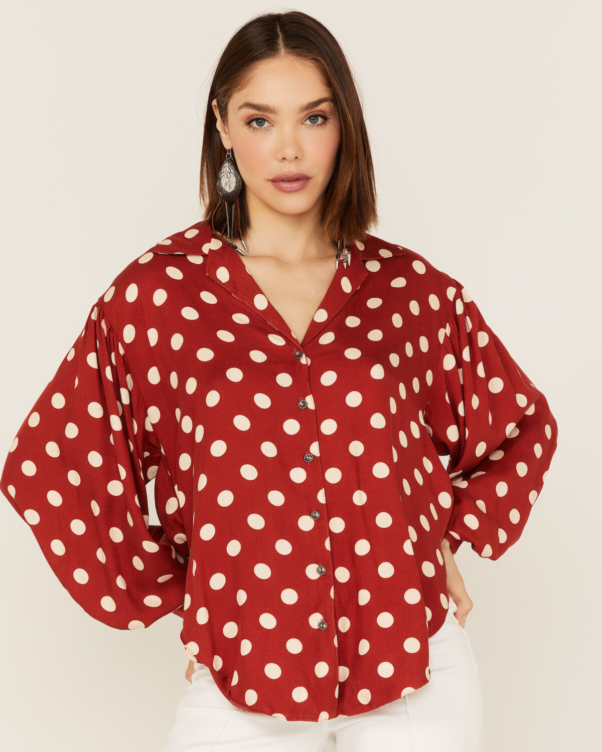 Maggie Sweet Women's Almeria Polka Dot Long Sleeve Button Down Shirt 1 199184-maggie-sweet-women-s-almeria-polka-dot-long-sleeve-button-down-shirt-1.jpg