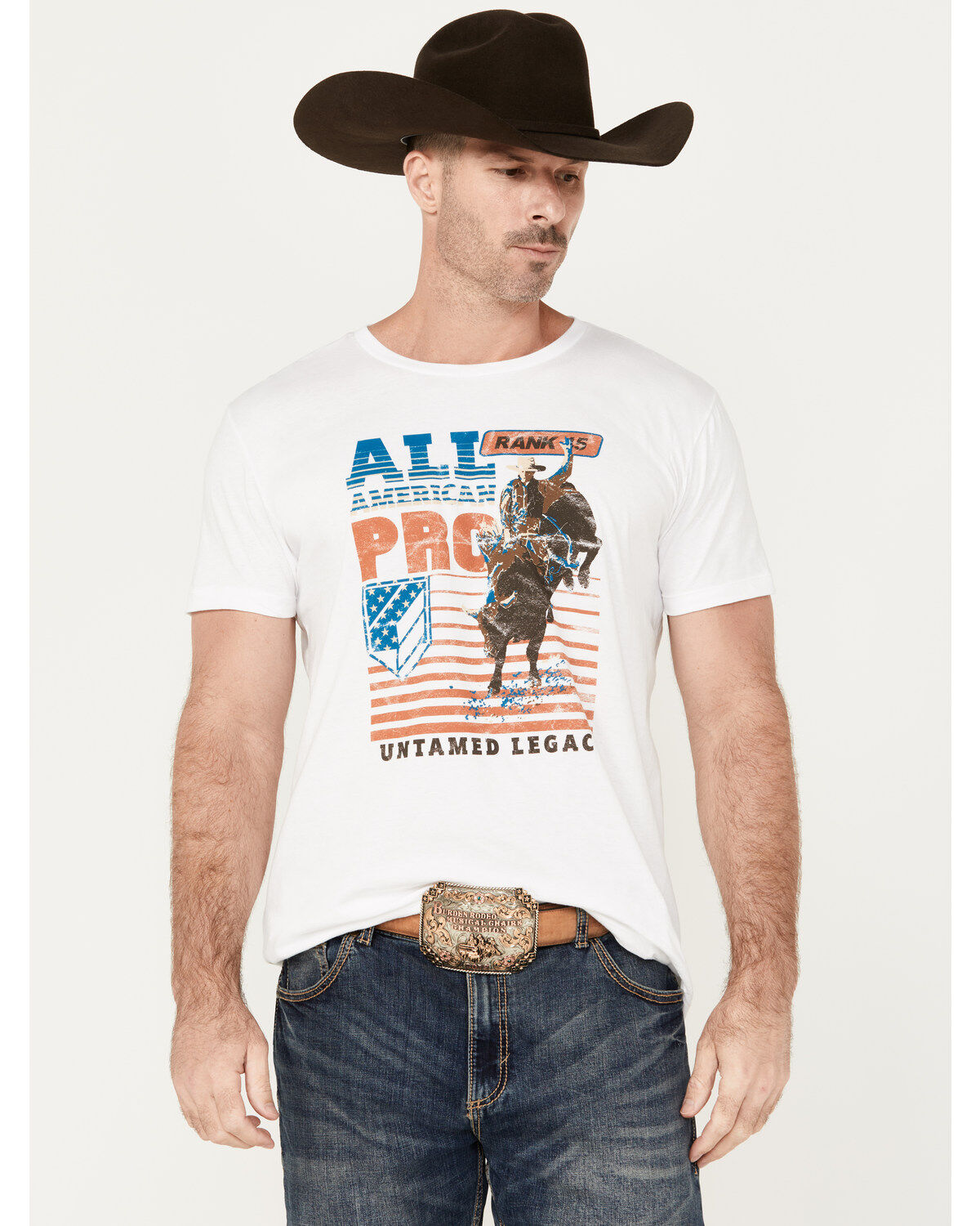 RANK 45&reg; Men's All American Short Sleeve Graphic T-Shirt